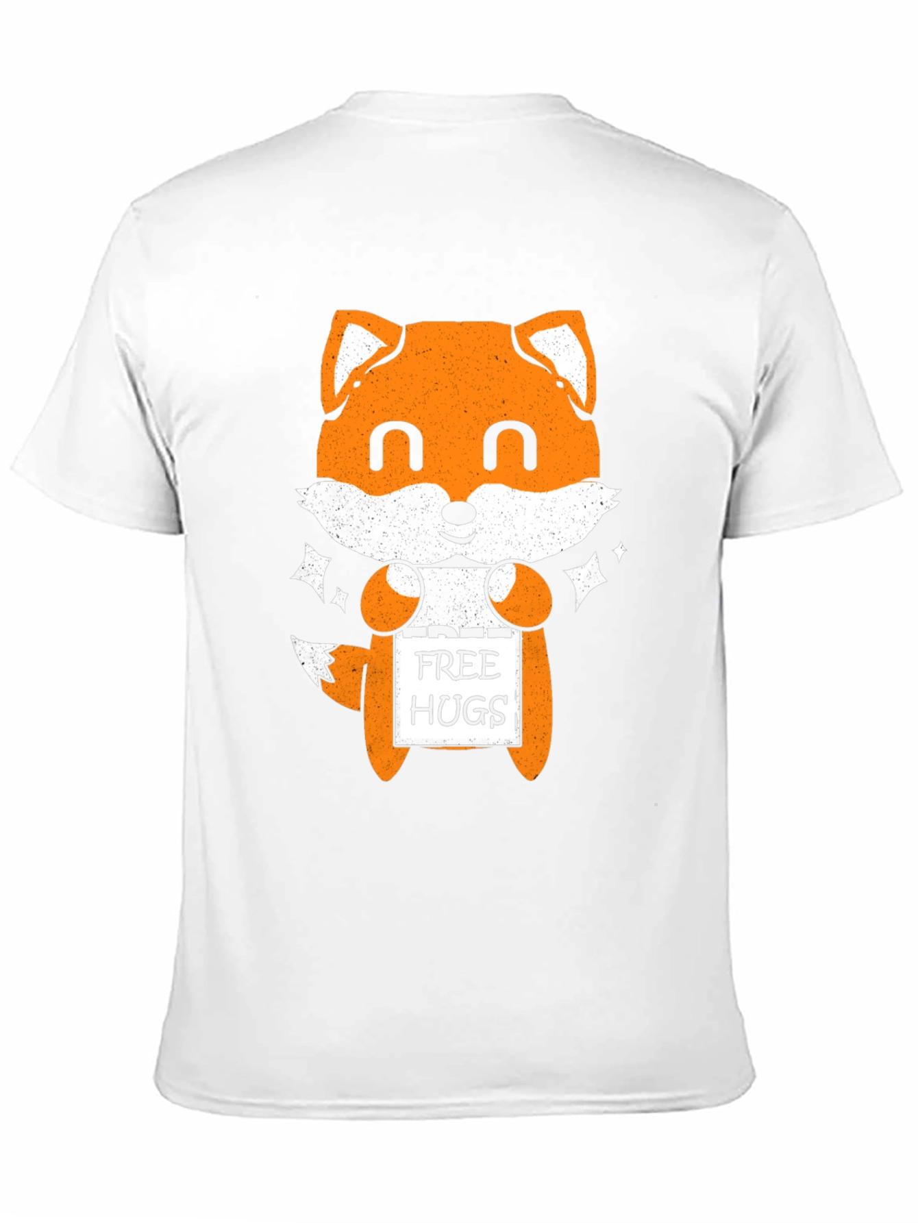 Cute Fox Free Hugs Graphic T-Shirt