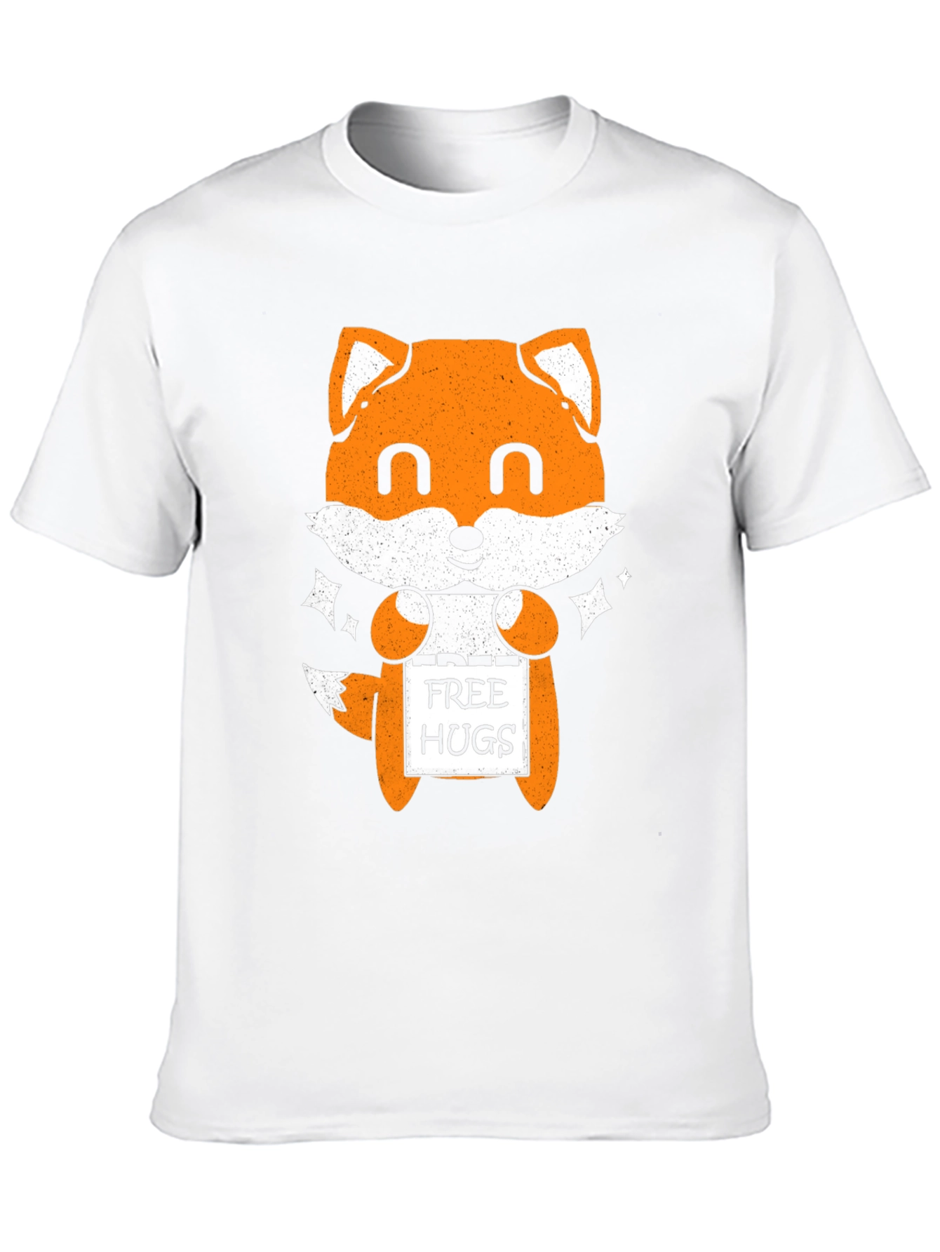 Cute Fox Free Hugs Graphic T-Shirt