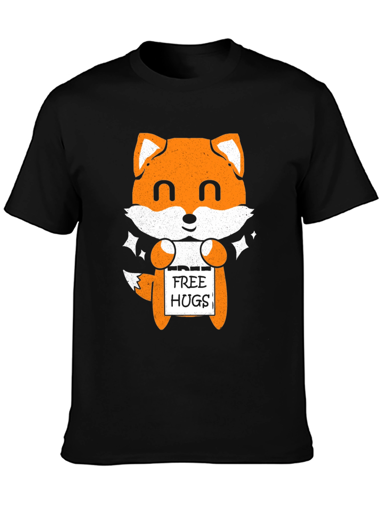 Cute Fox Free Hugs Graphic T-Shirt