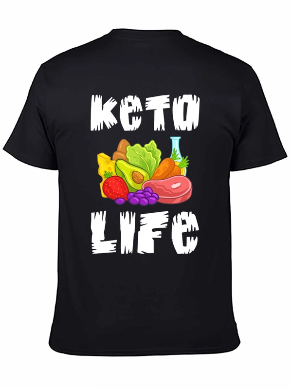 Keto Life Graphic Tee - Black T-Shirt