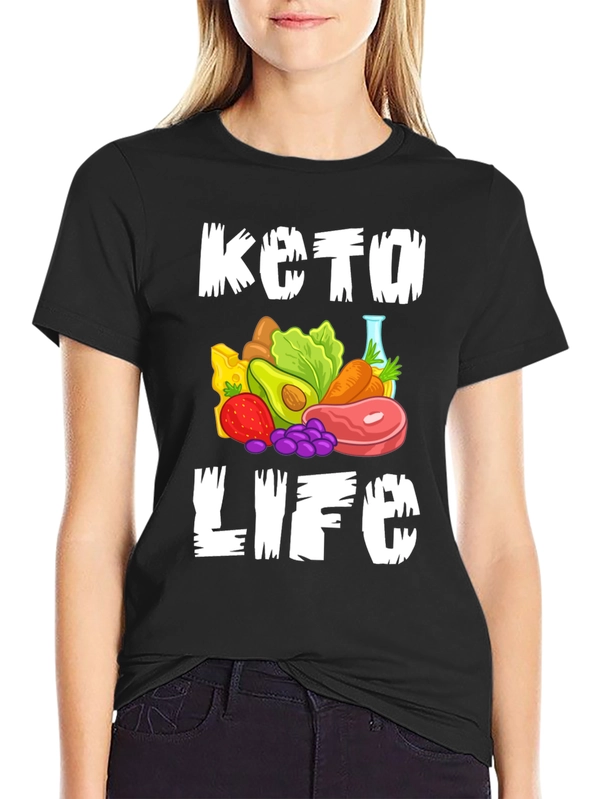 Keto Life Graphic Tee - Black T-Shirt
