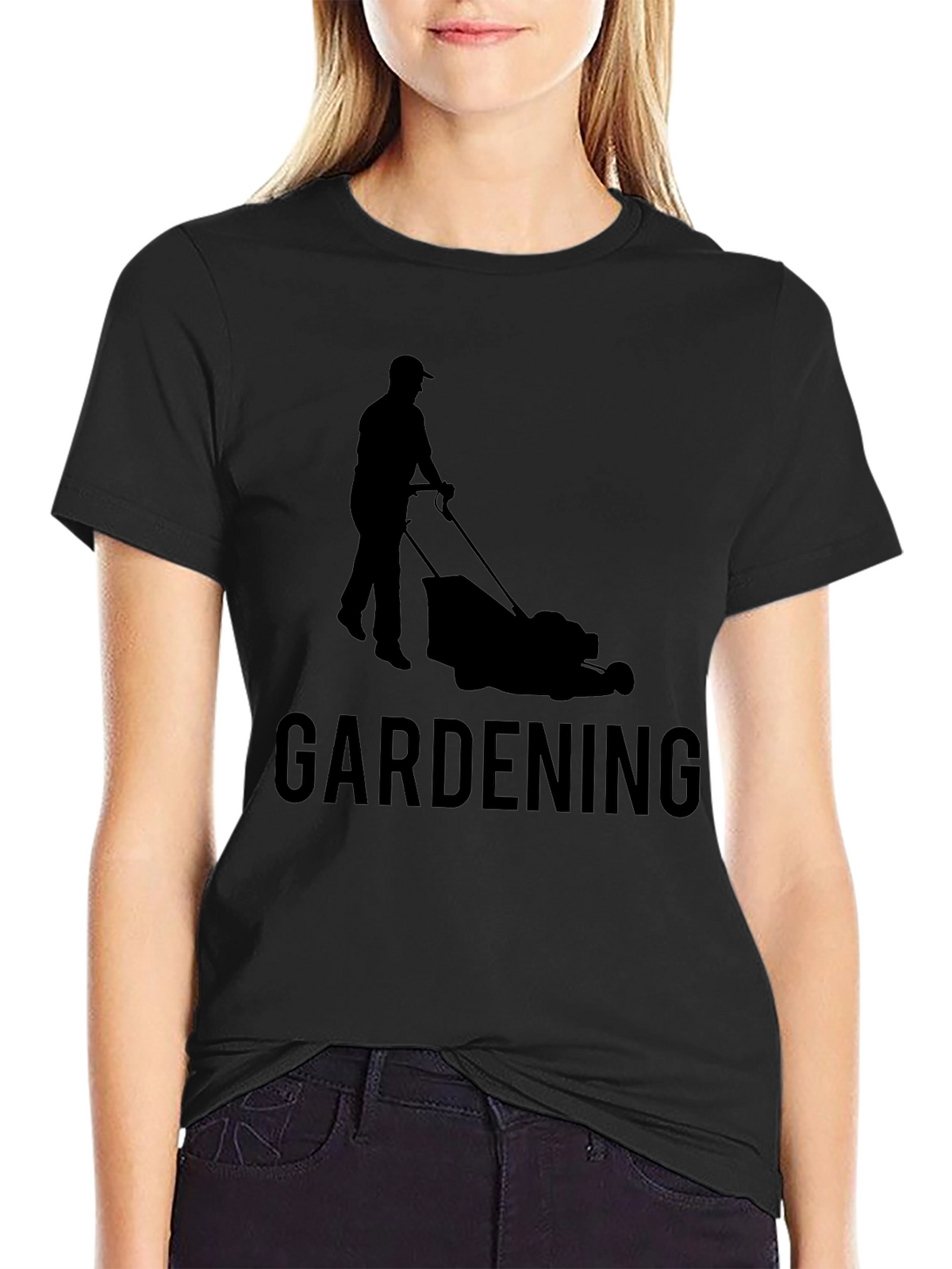 Gardening T-Shirt - Lawn Mower Graphic