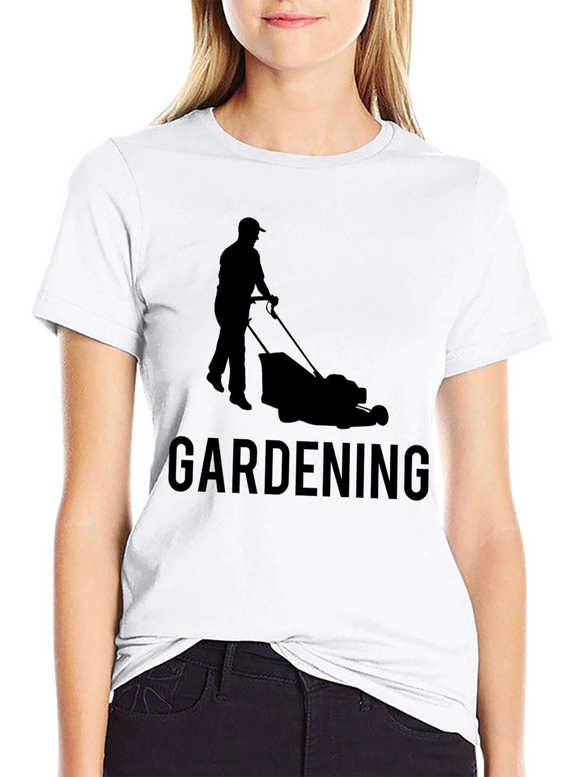 Gardening T-Shirt - Lawn Mower Graphic