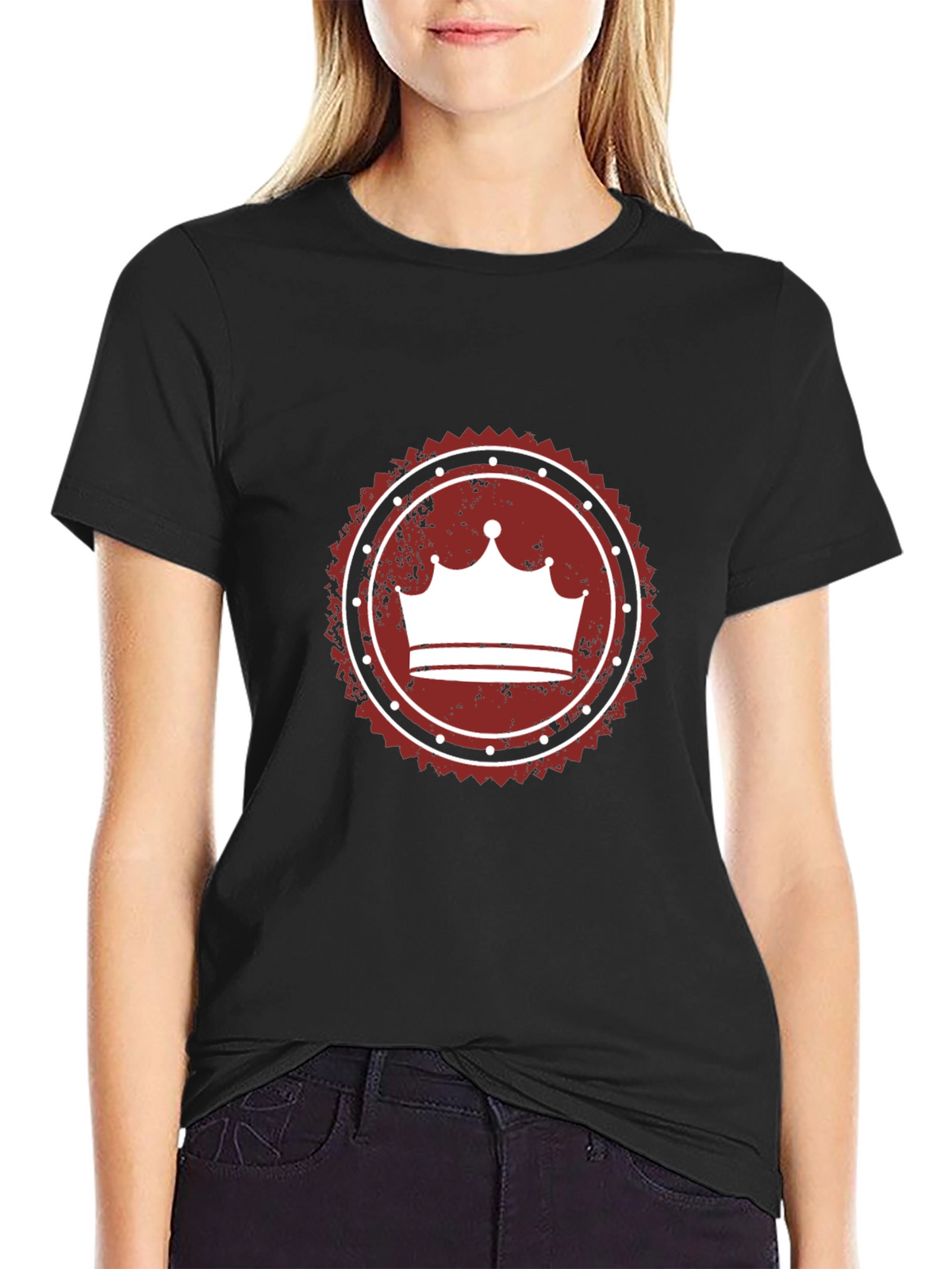 King Crown Seal Graphic Mens T-Shirt