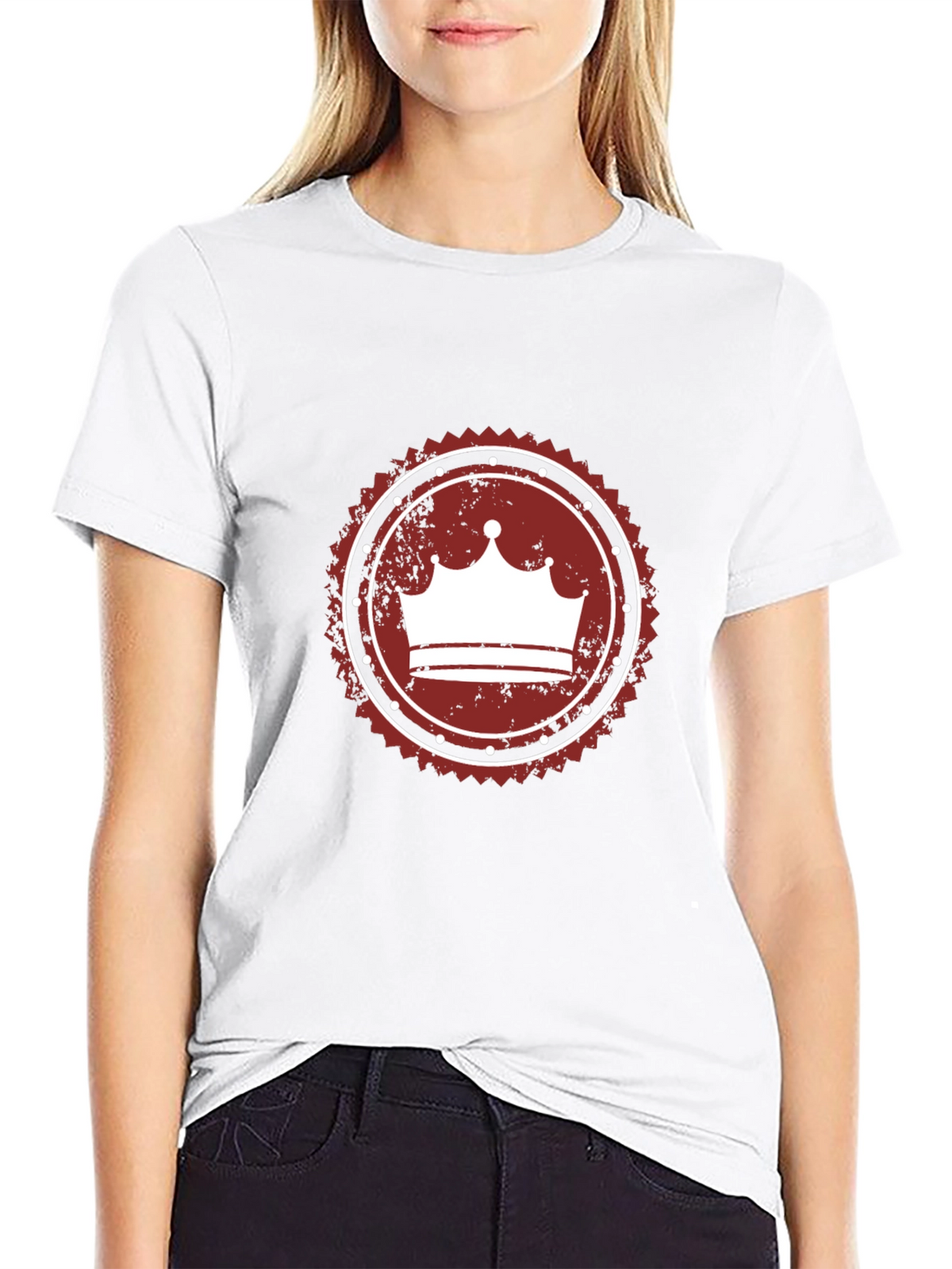 King Crown Seal Graphic Mens T-Shirt