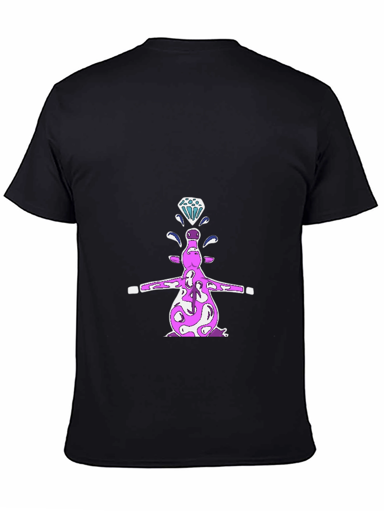 Diamond Cow Black T-Shirt
