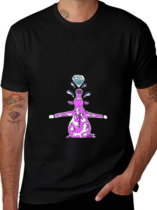 Diamond Cow Black T-Shirt