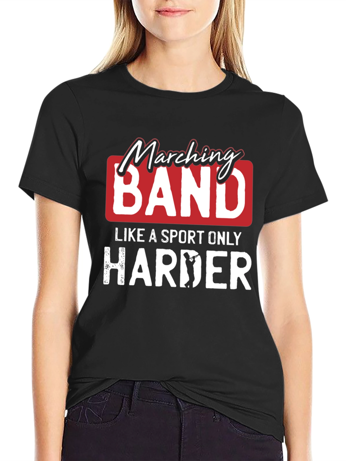 Marching Band T-Shirt: Like a Sport Only Harder