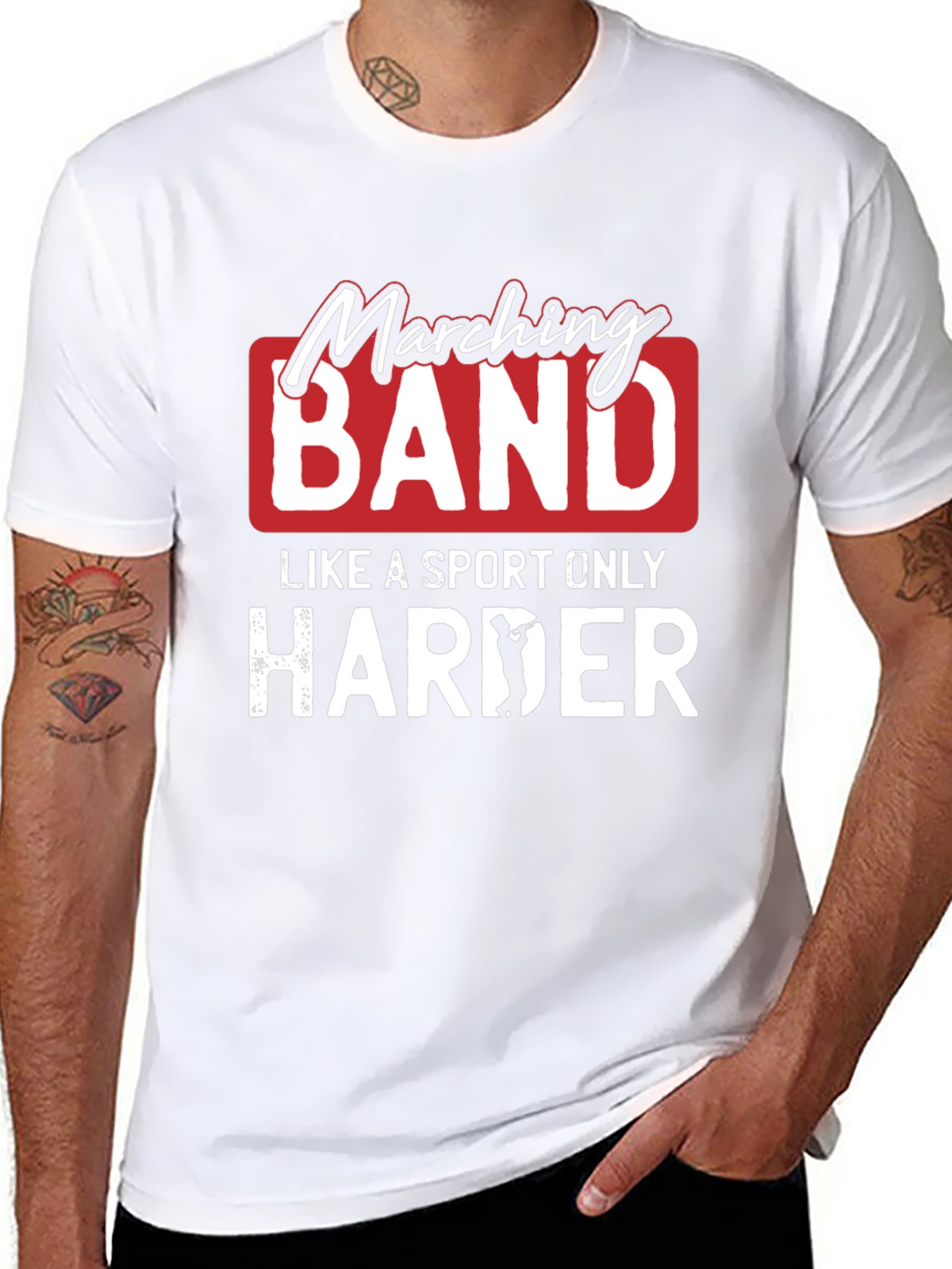 Marching Band T-Shirt: Like a Sport Only Harder