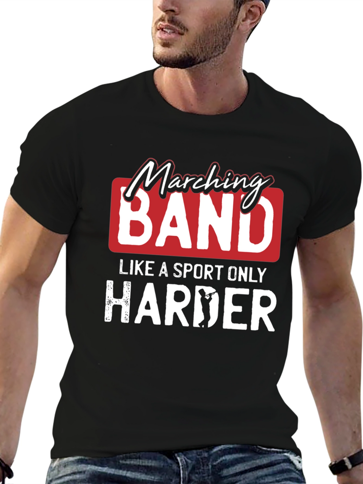 Marching Band T-Shirt: Like a Sport Only Harder