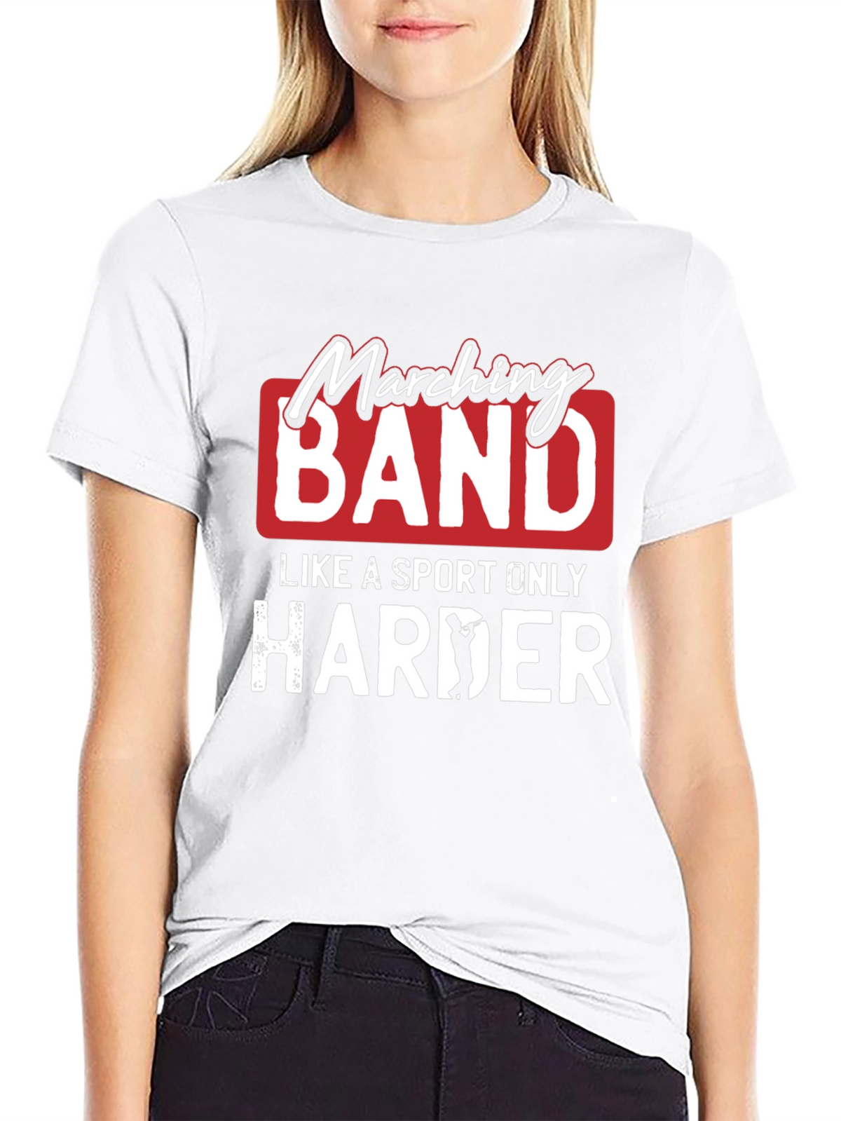 Marching Band T-Shirt: Like a Sport Only Harder
