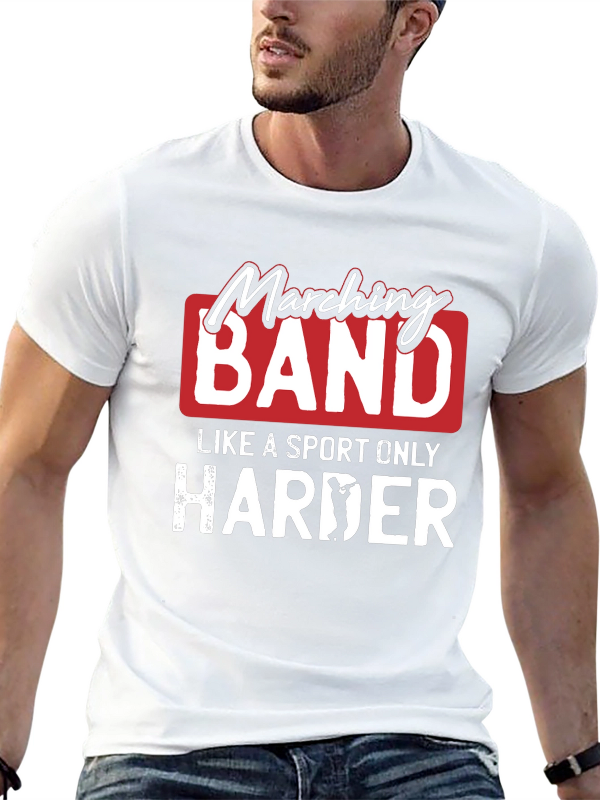 Marching Band T-Shirt: Like a Sport Only Harder