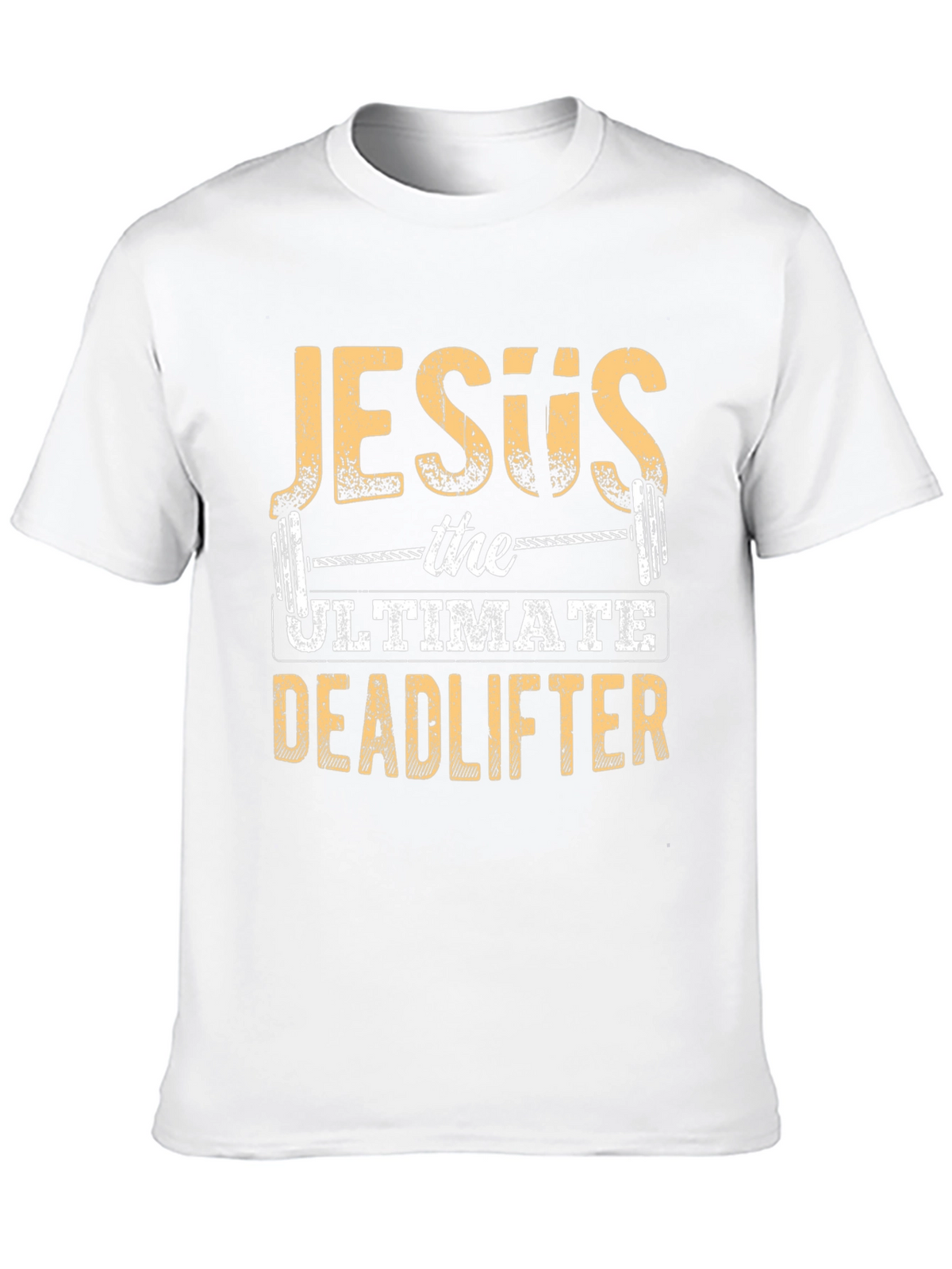 Jesus The Ultimate Deadlifter Black T-Shirt