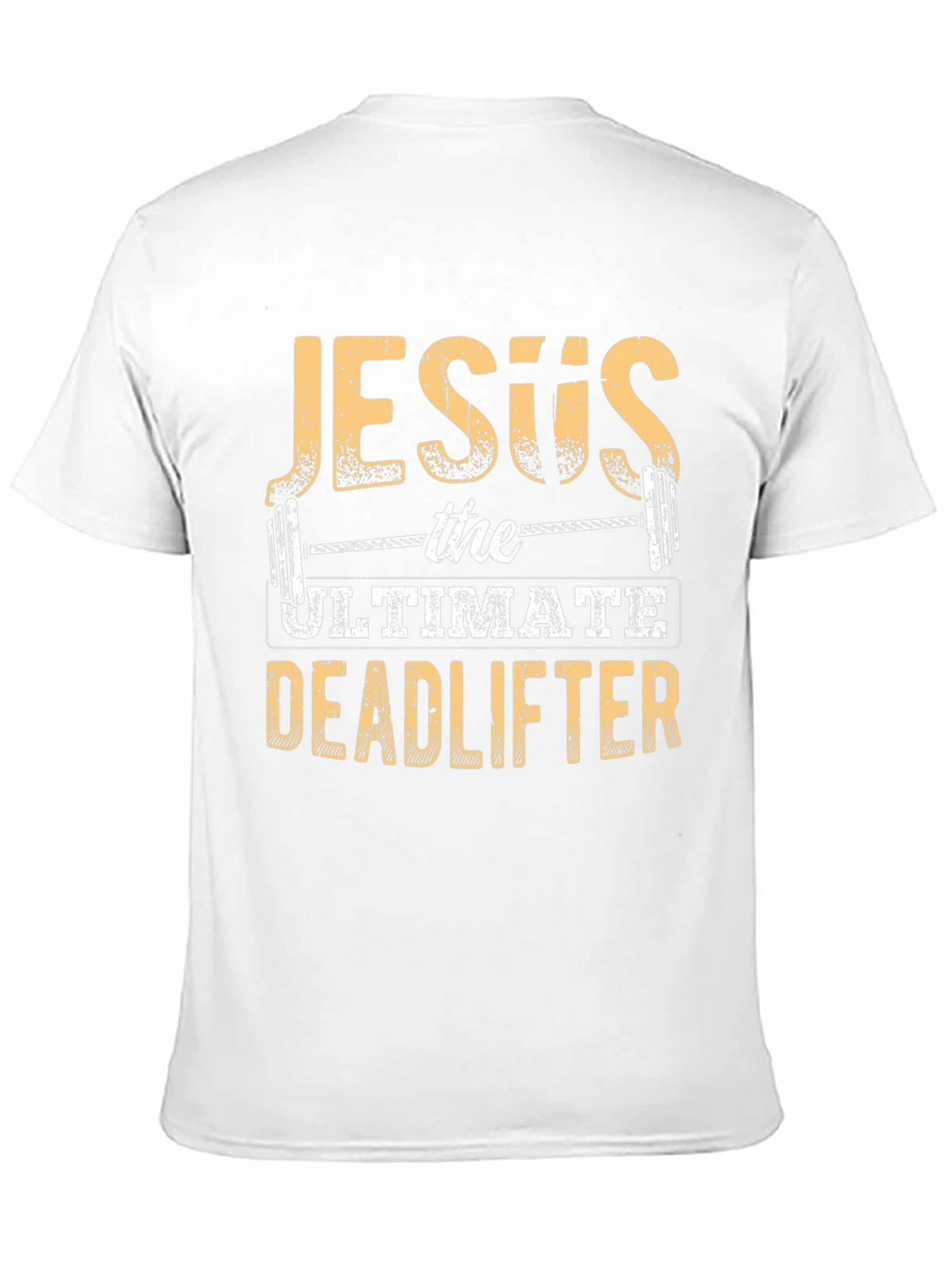 Jesus The Ultimate Deadlifter Black T-Shirt