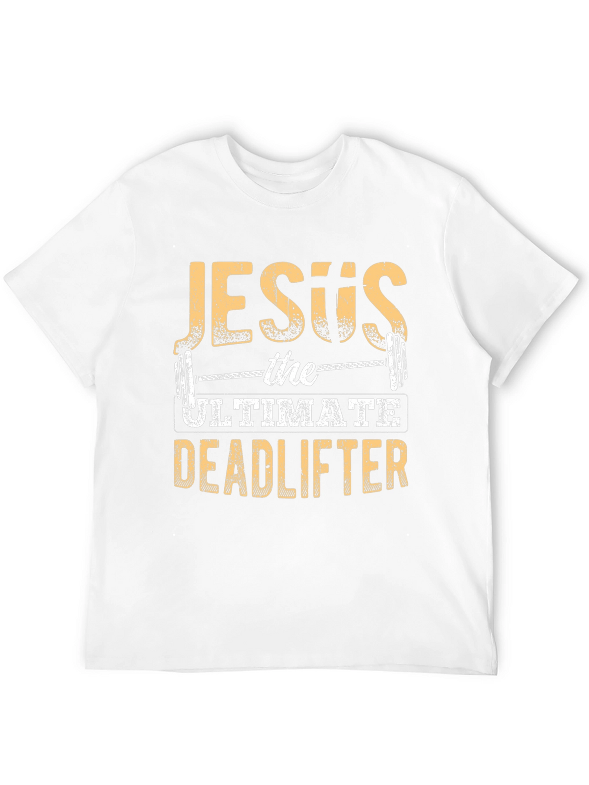 Jesus The Ultimate Deadlifter Black T-Shirt