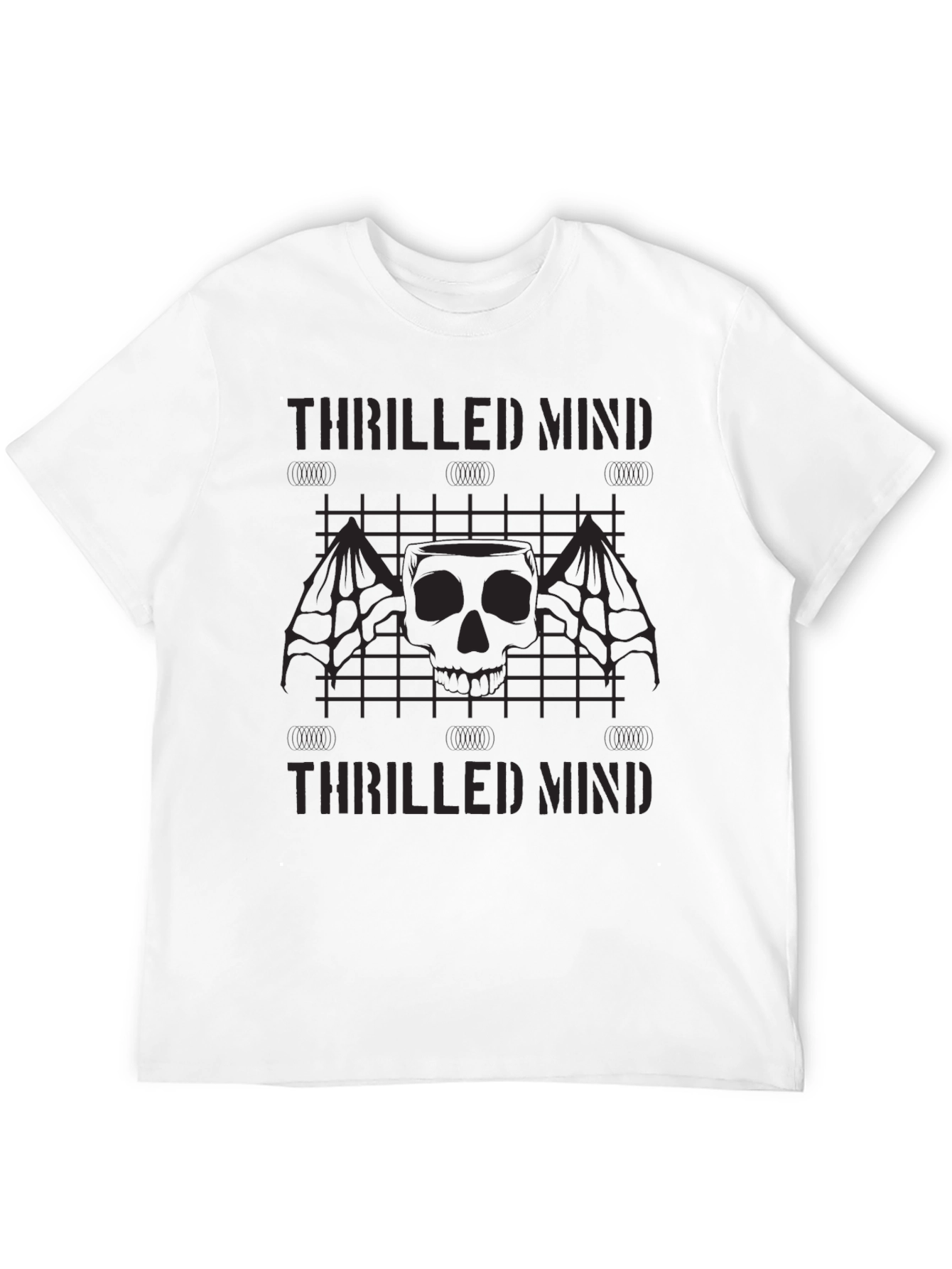 Thrilled Mind Skull Graphic Tee