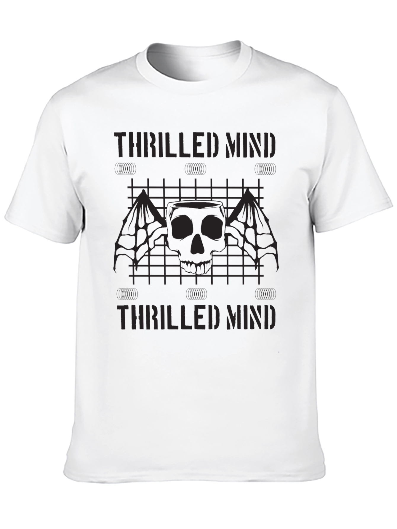 Thrilled Mind Skull Graphic Tee