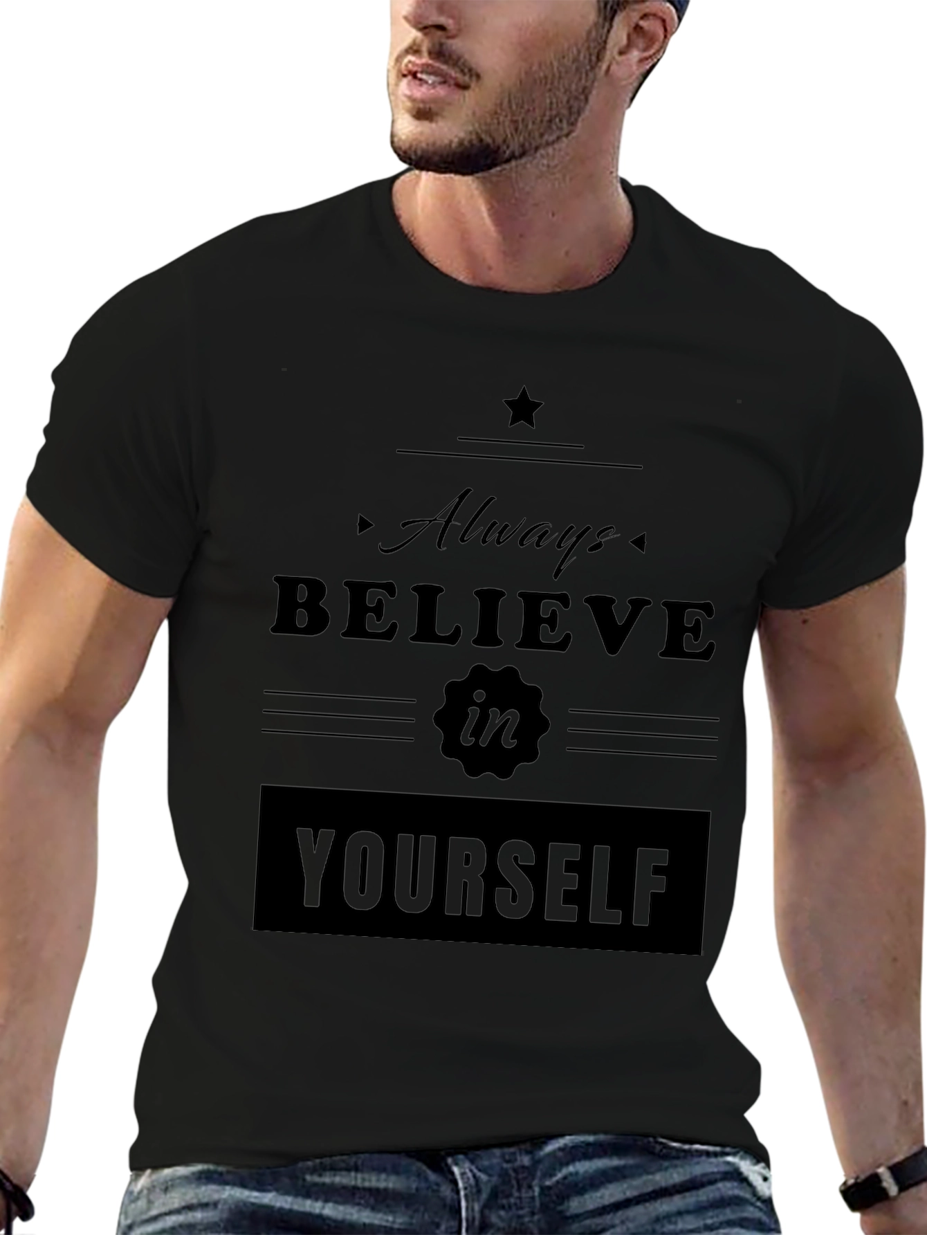 Believe in Yourself Graphic Tee - Stylish Comfort