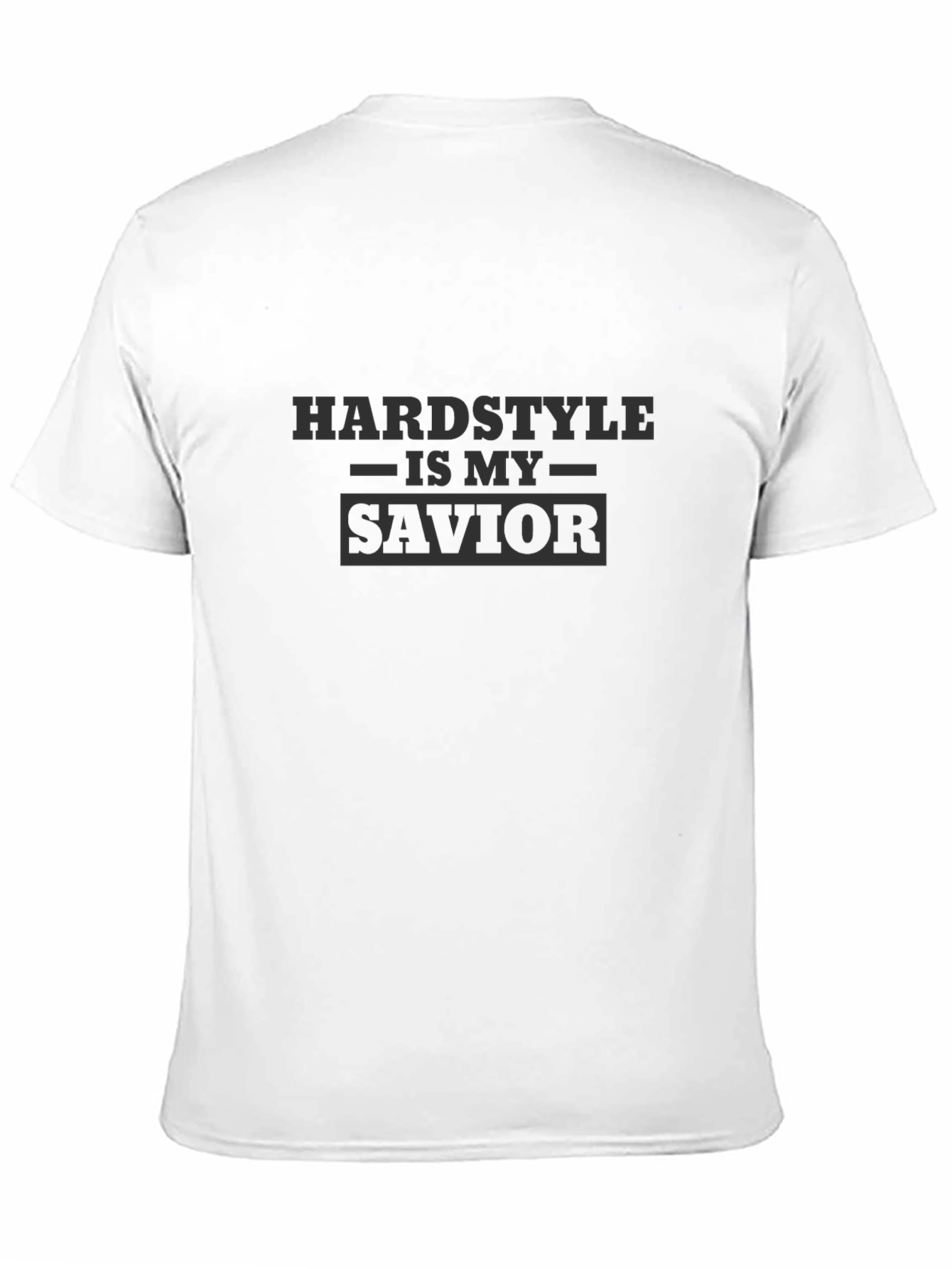 Hardstyle Is My Savior Black Graphic Tee