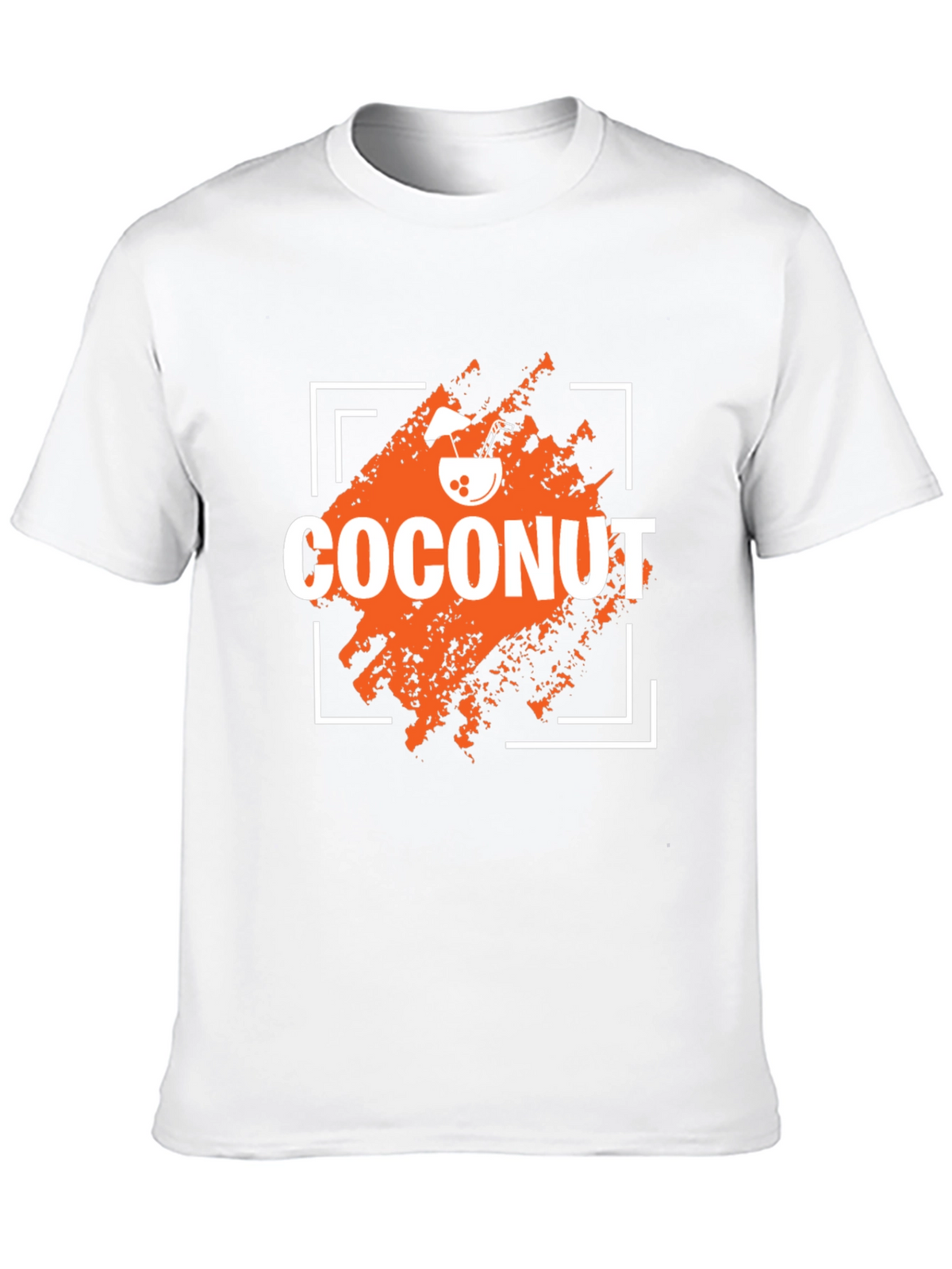 Coconut Graphic Print Crew Neck T-Shirt