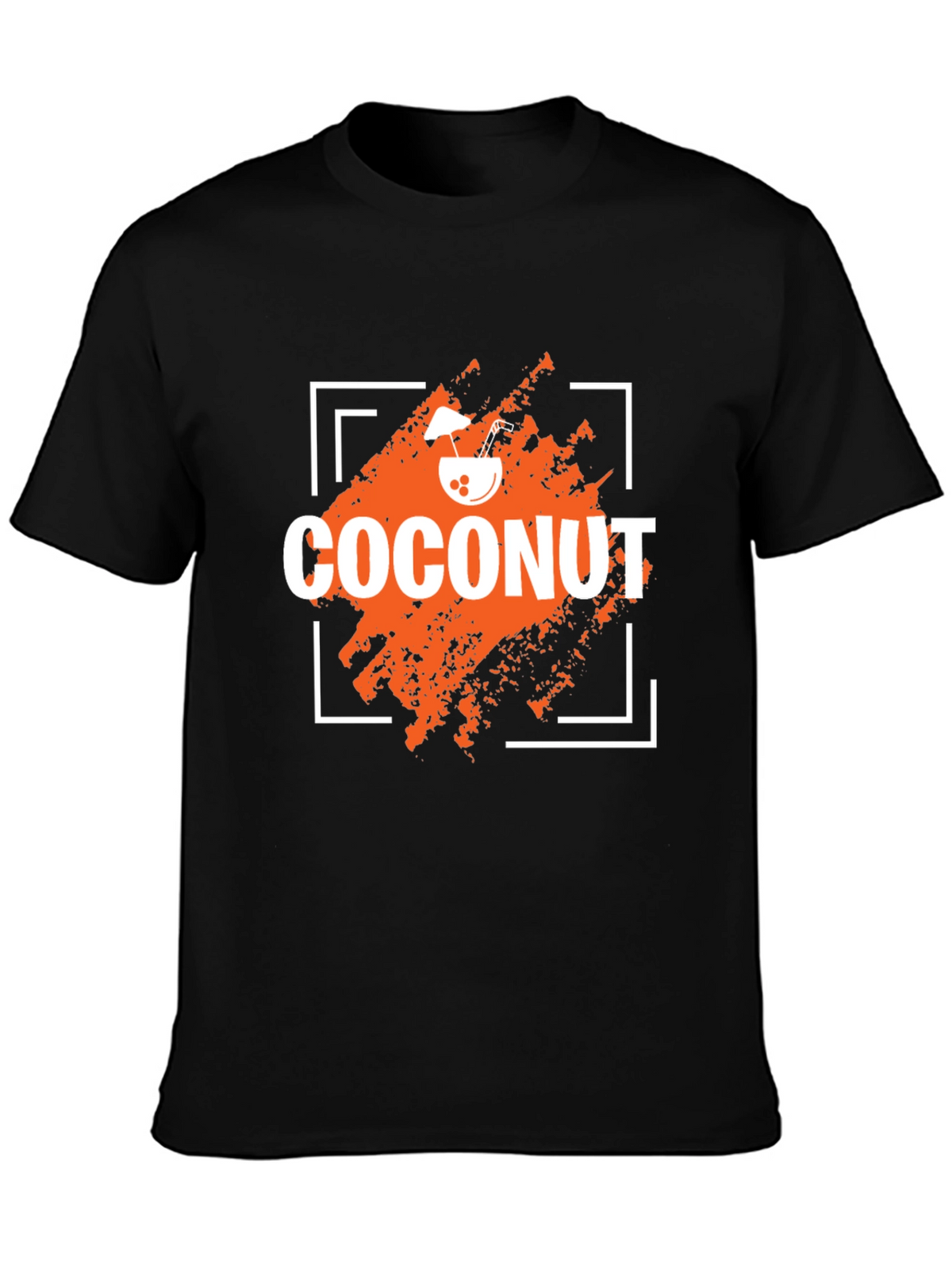 Coconut Graphic Print Crew Neck T-Shirt