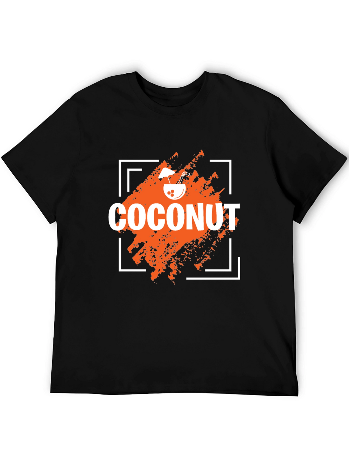 Coconut Graphic Print Crew Neck T-Shirt