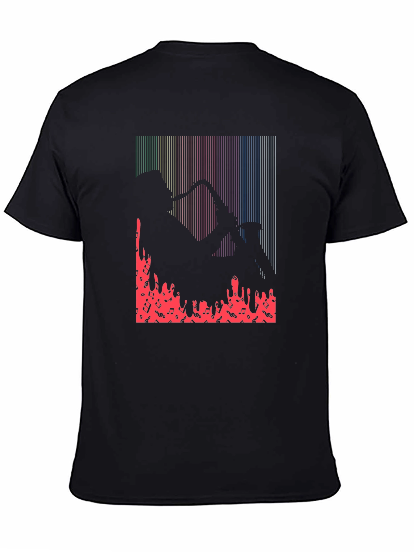 Saxophone Player Graphic Print T-Shirt