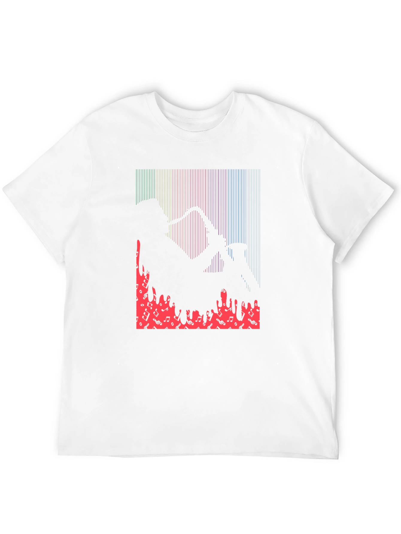 Saxophone Player Graphic Print T-Shirt