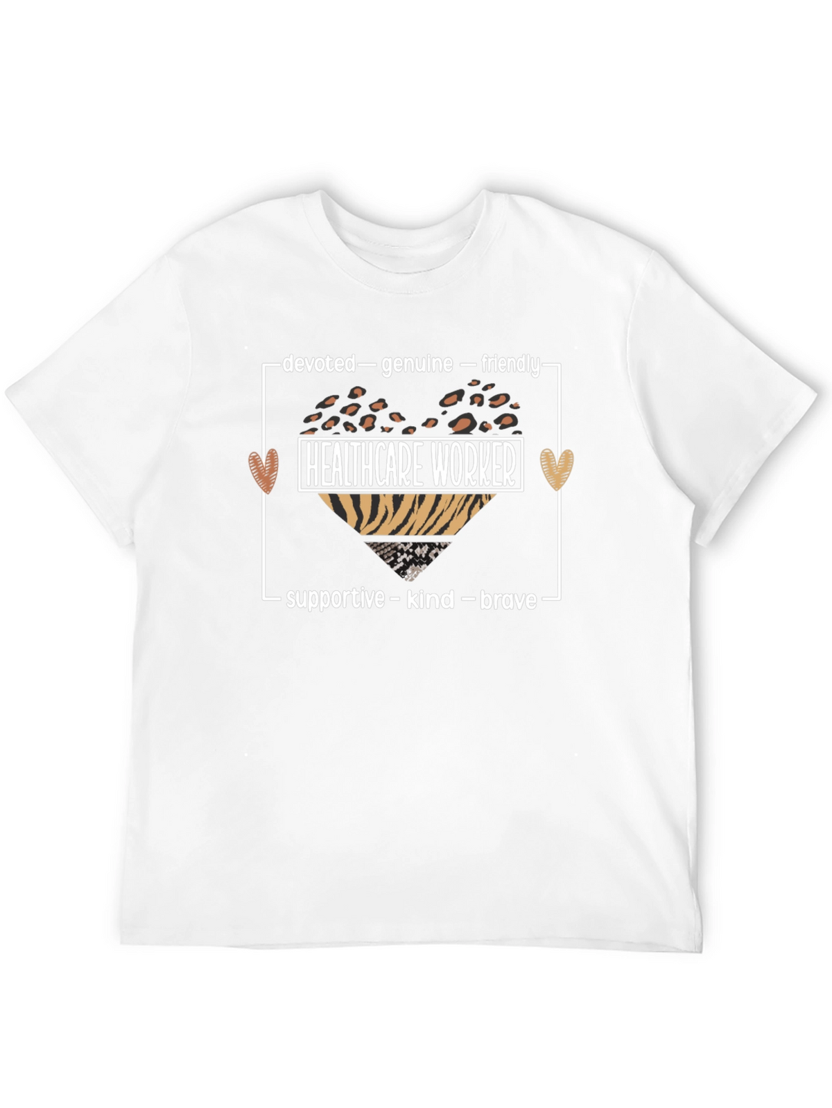 Healthcare Worker Appreciation T-Shirt - Devoted Kind Brave