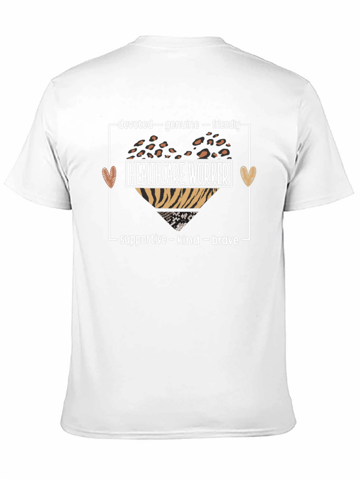 Healthcare Worker Appreciation T-Shirt - Devoted Kind Brave