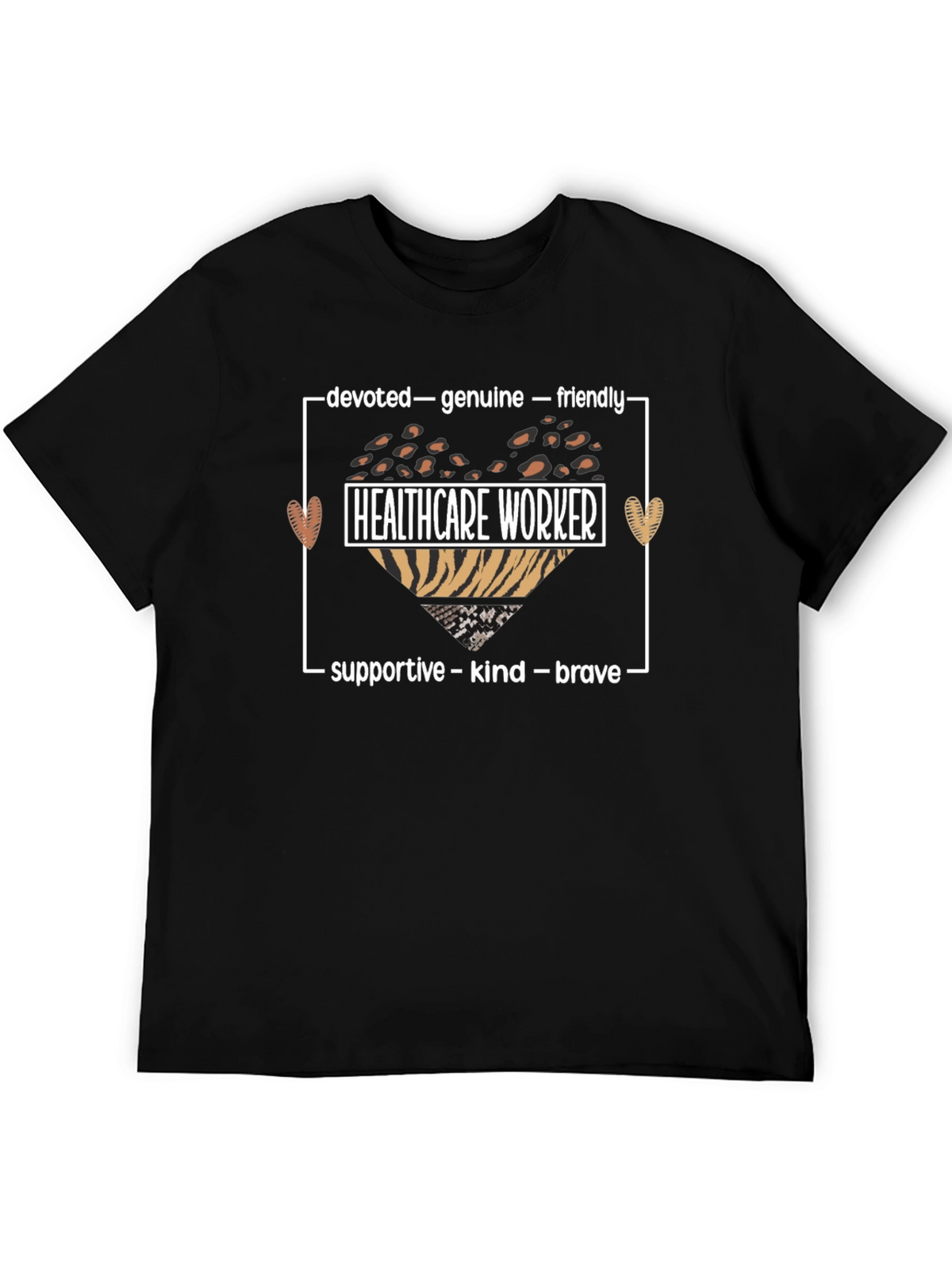 Healthcare Worker Appreciation T-Shirt - Devoted Kind Brave