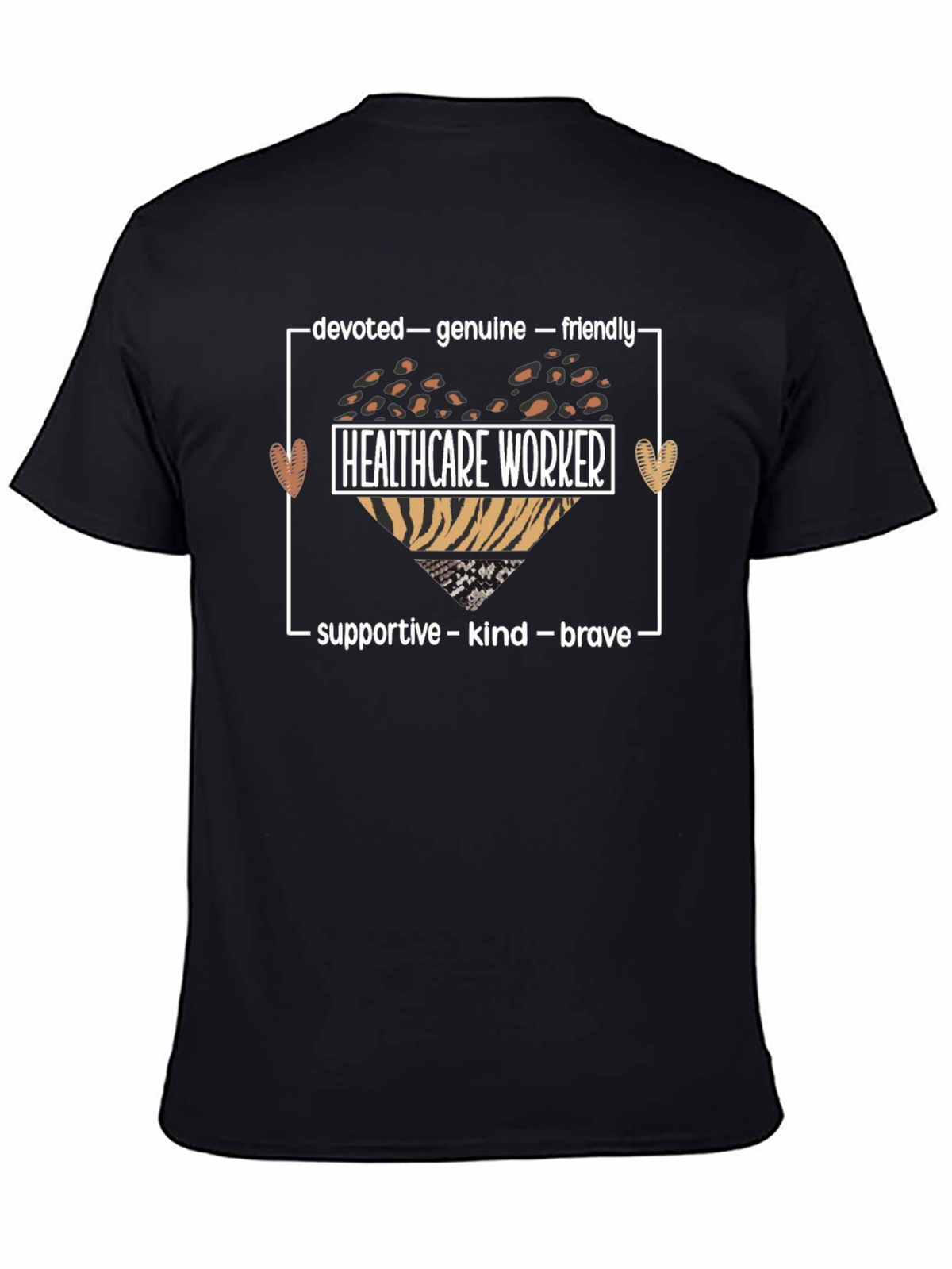 Healthcare Worker Appreciation T-Shirt - Devoted Kind Brave