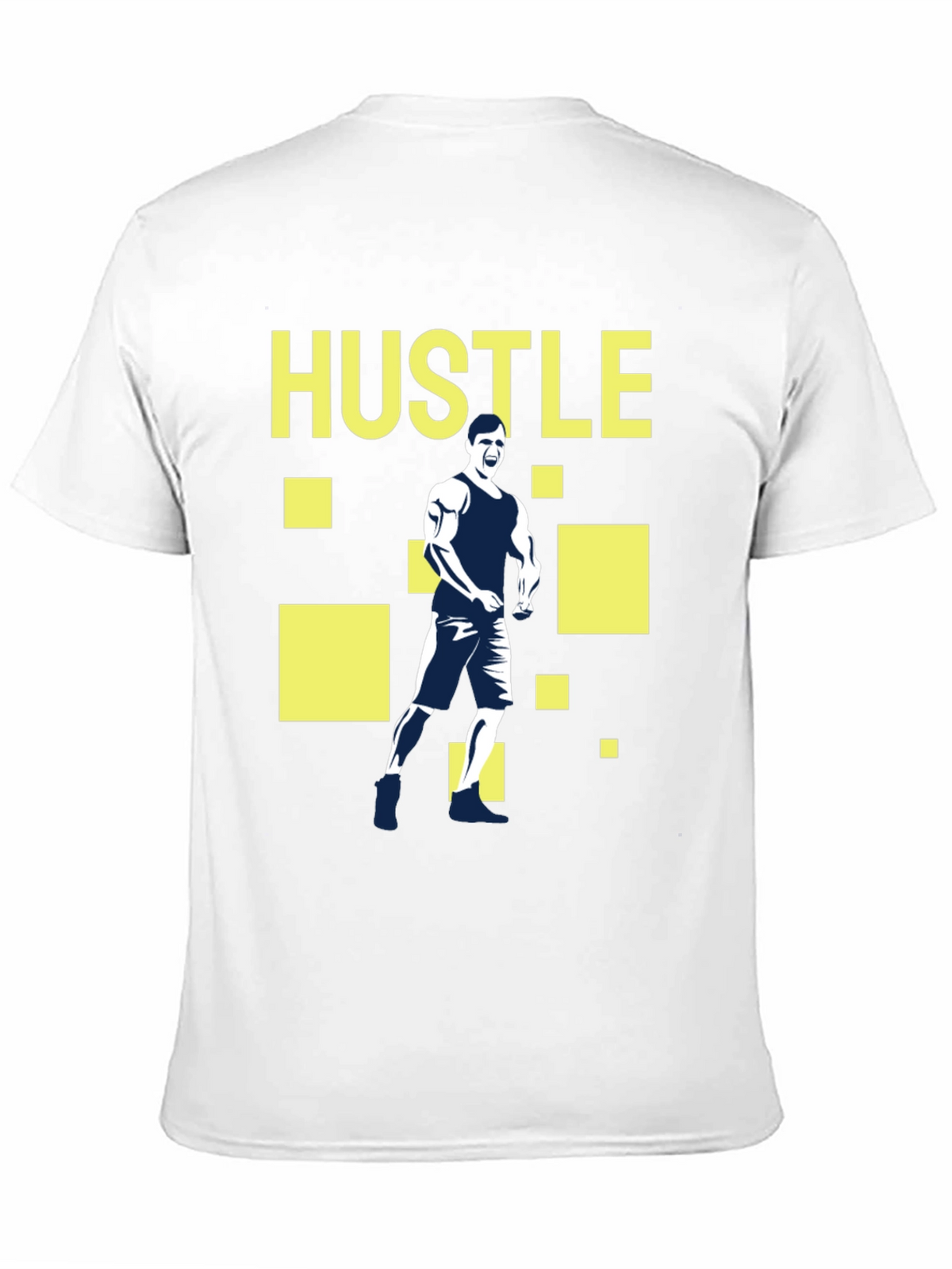 Hustle Graphic Tee - Motivational Fitness T-Shirt