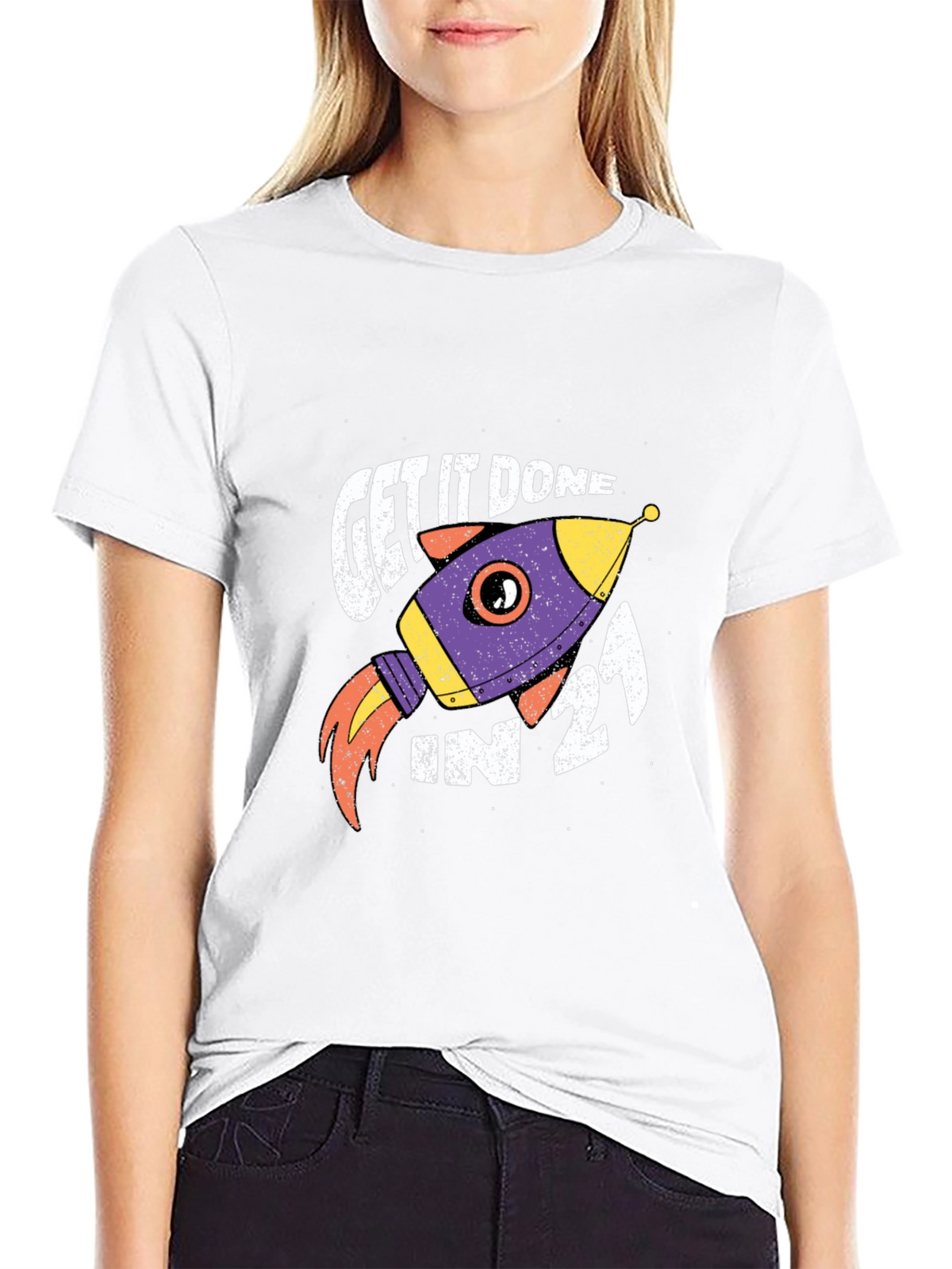 Get it Done Rocket Graphic Tee