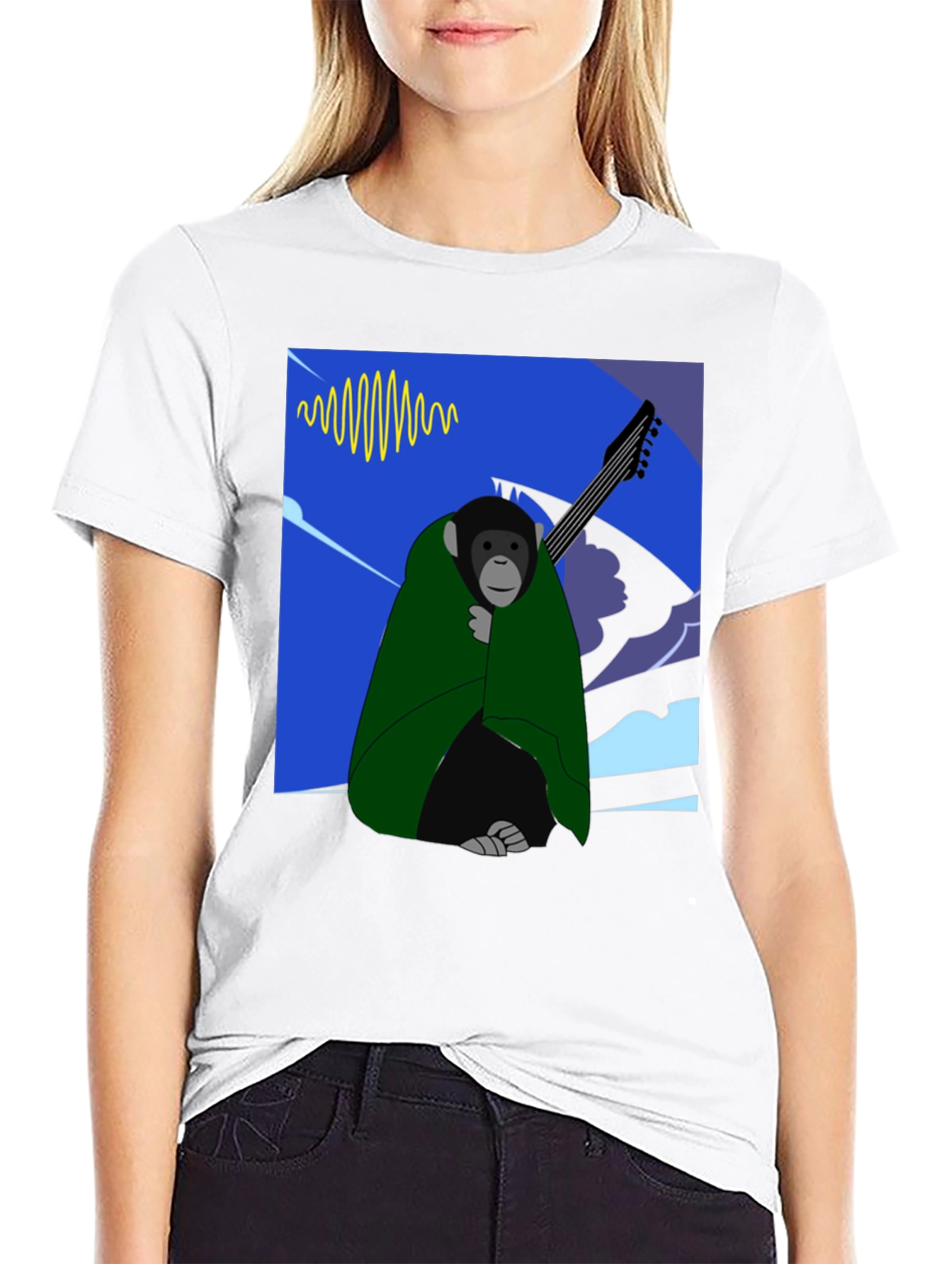 Cool Monkey Graphic Tee - Music Lovers Style