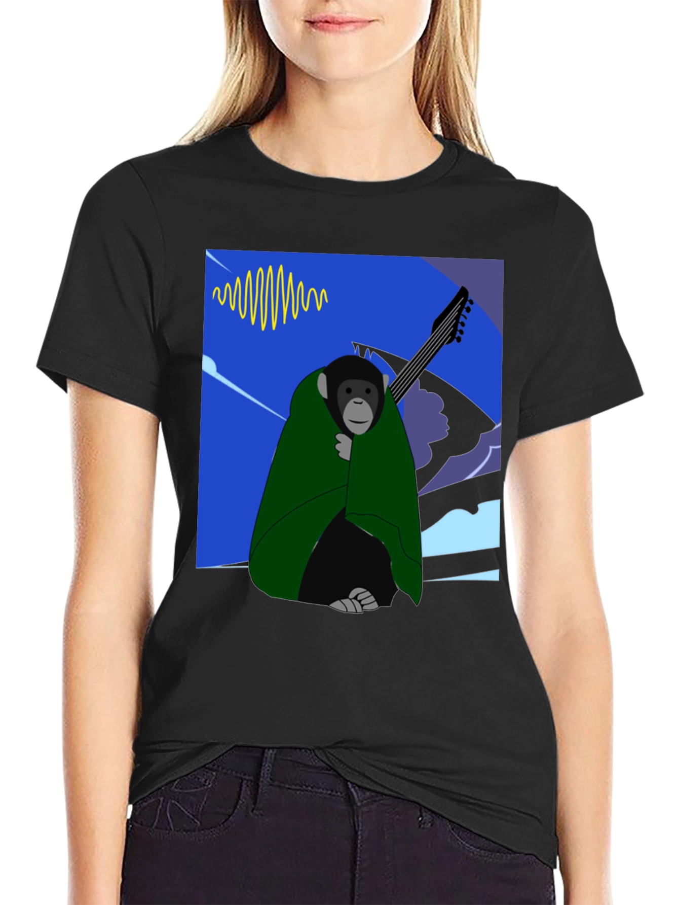 Cool Monkey Graphic Tee - Music Lovers Style