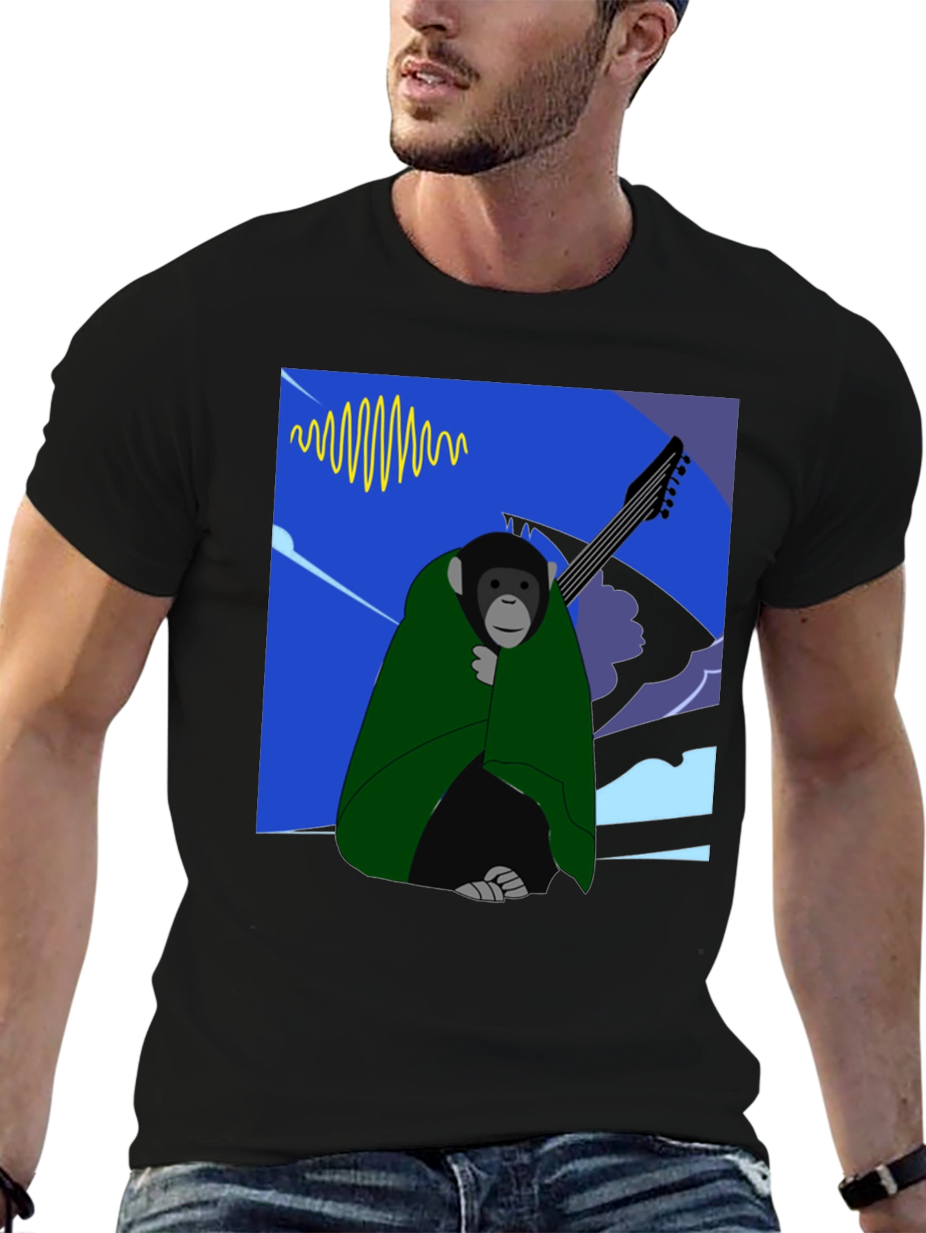 Cool Monkey Graphic Tee - Music Lovers Style