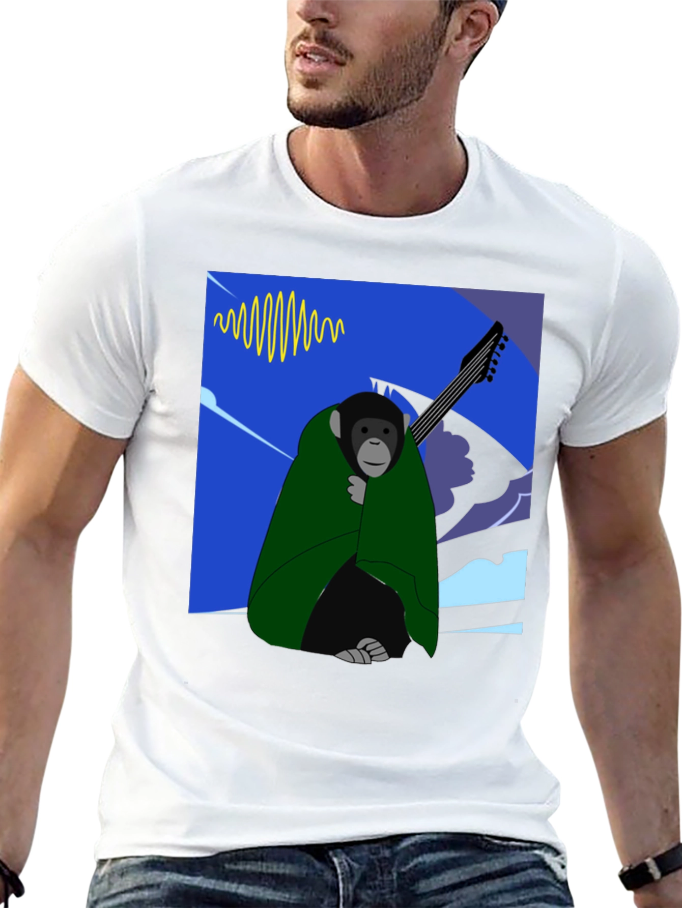 Cool Monkey Graphic Tee - Music Lovers Style