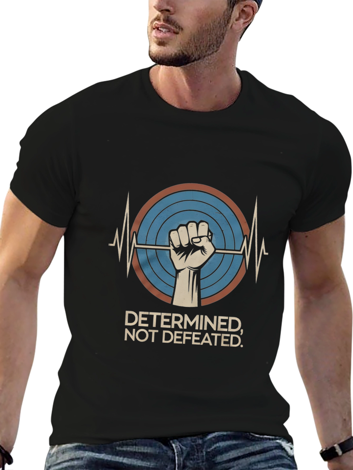 Determined Not Defeated Graphic T-Shirt