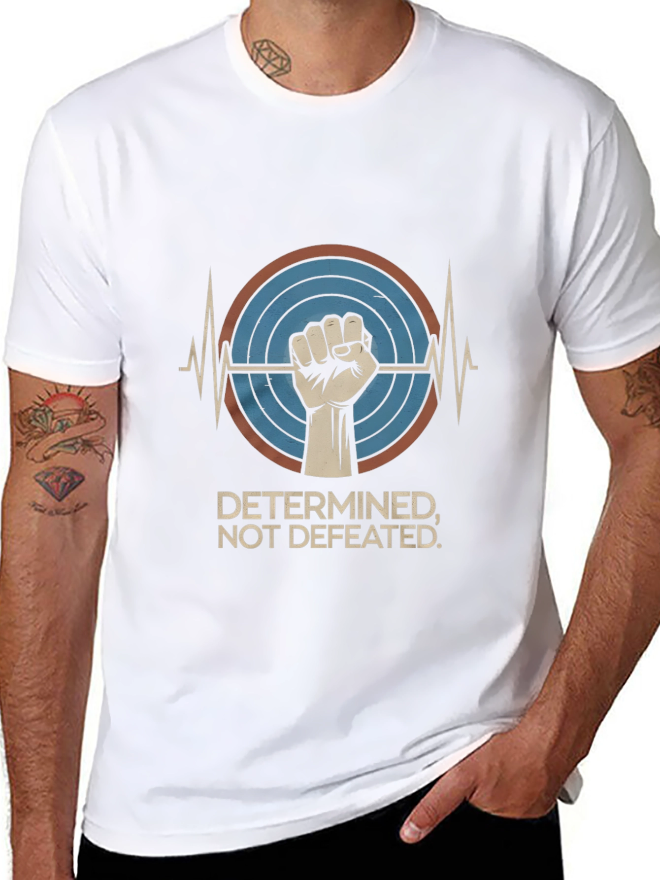 Determined Not Defeated Graphic T-Shirt