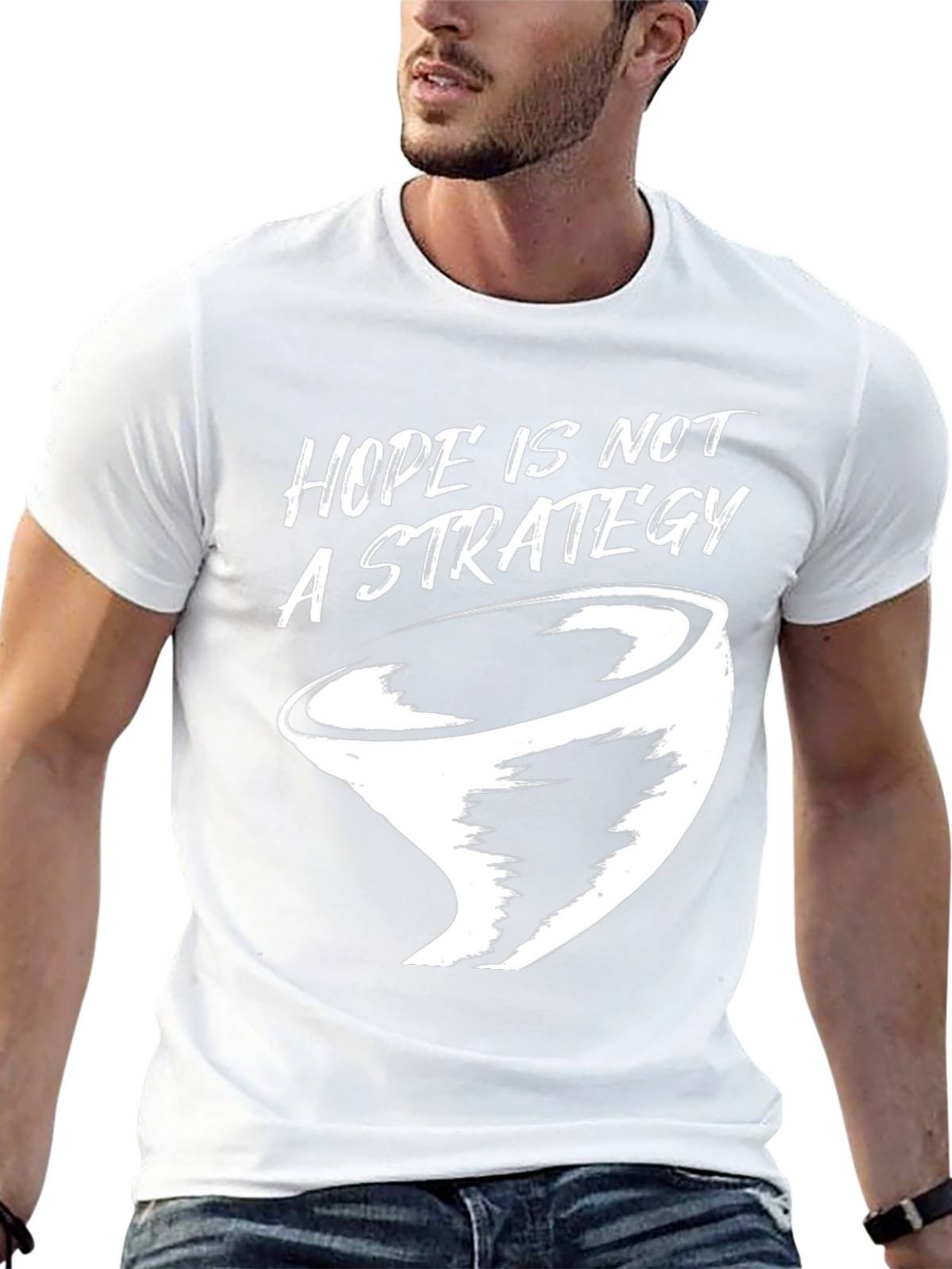 Hope Is Not a Strategy Graphic Tee - Black