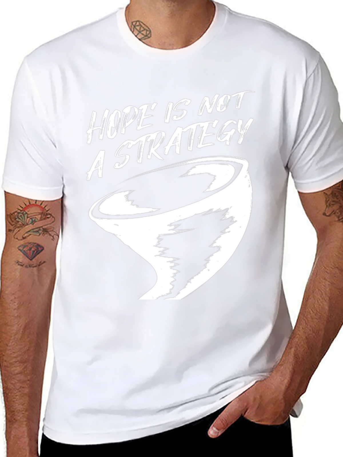 Hope Is Not a Strategy Graphic Tee - Black