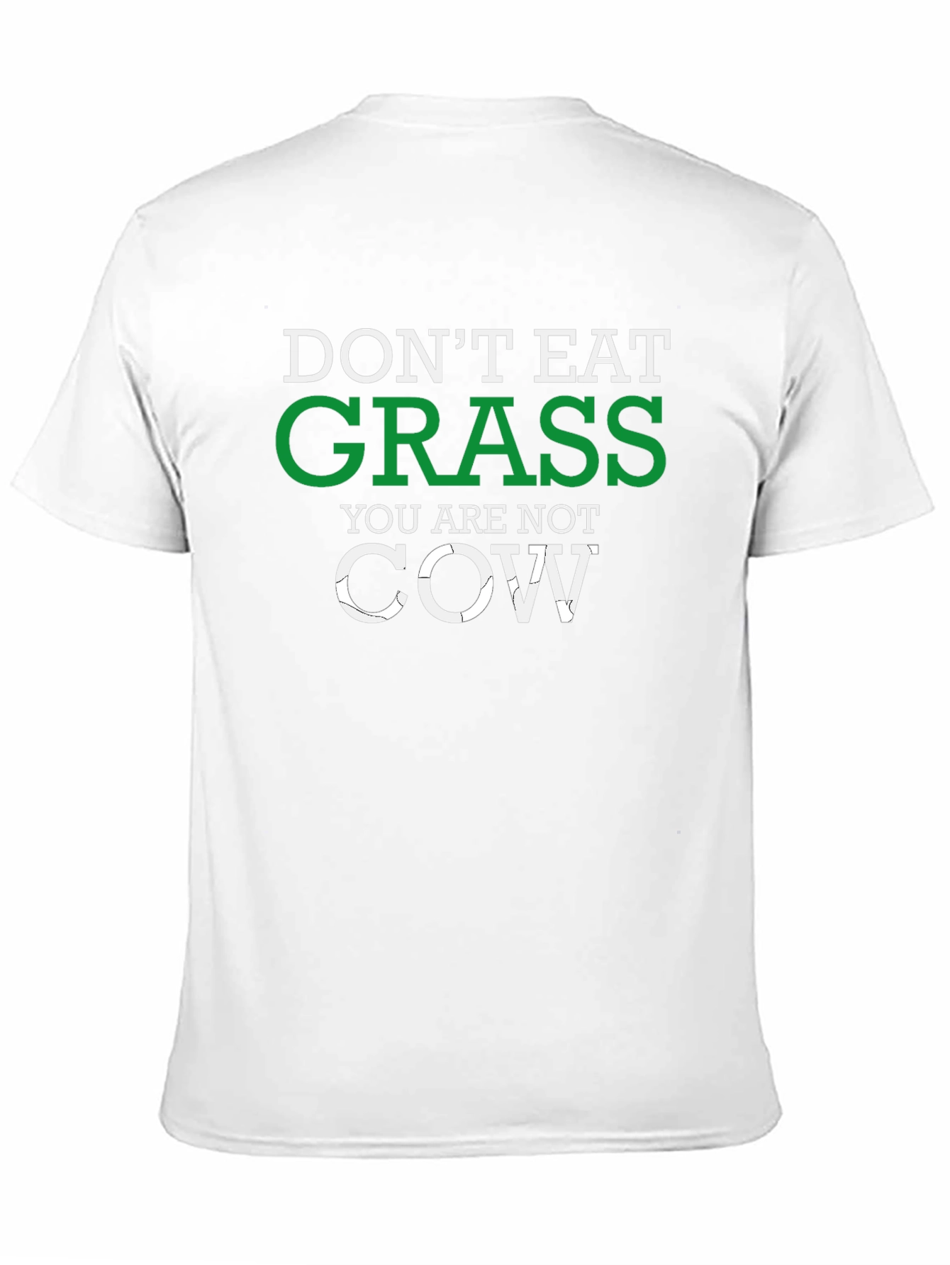 Dont Eat Grass Novelty Graphic Tee