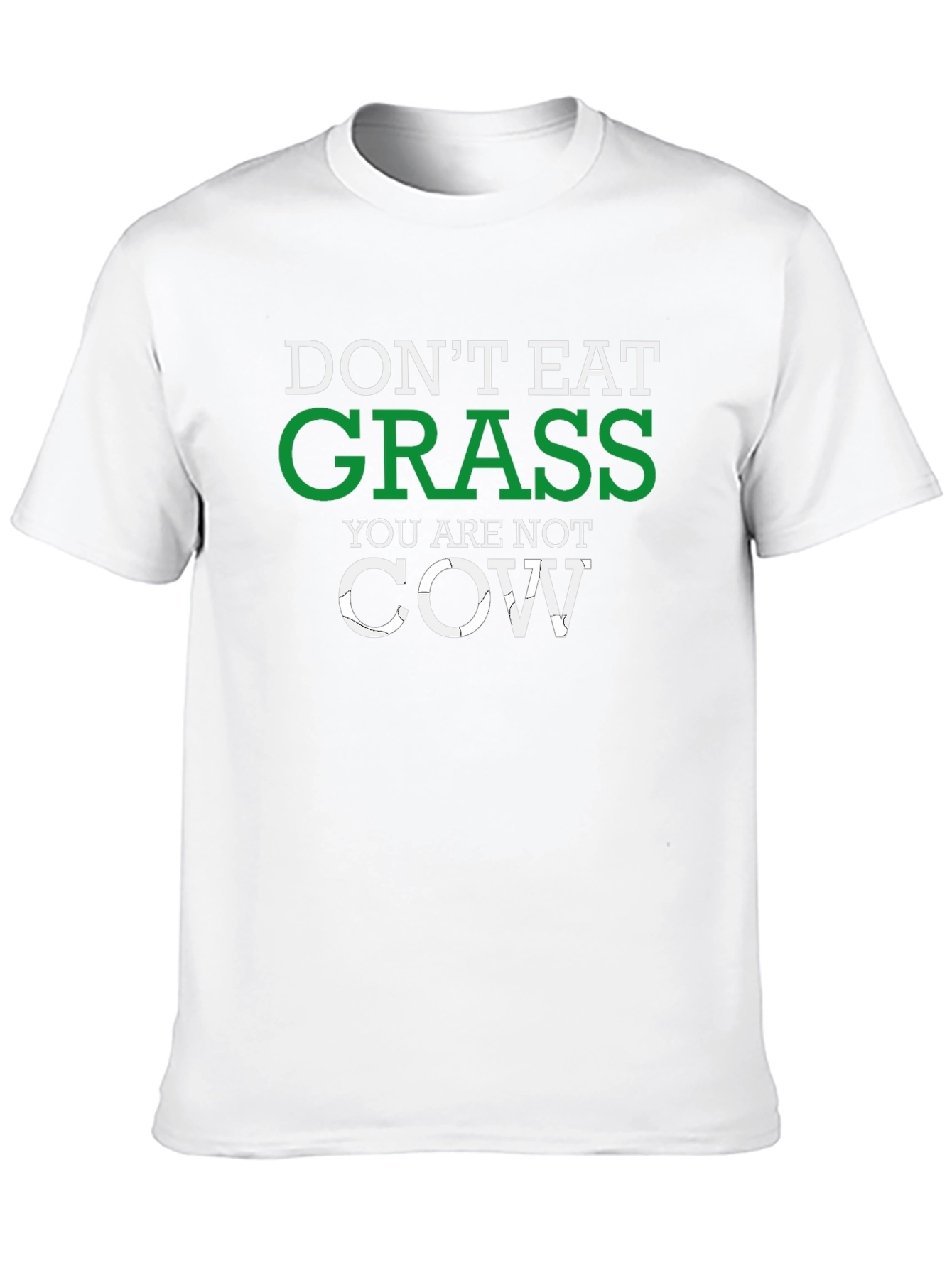 Dont Eat Grass Novelty Graphic Tee