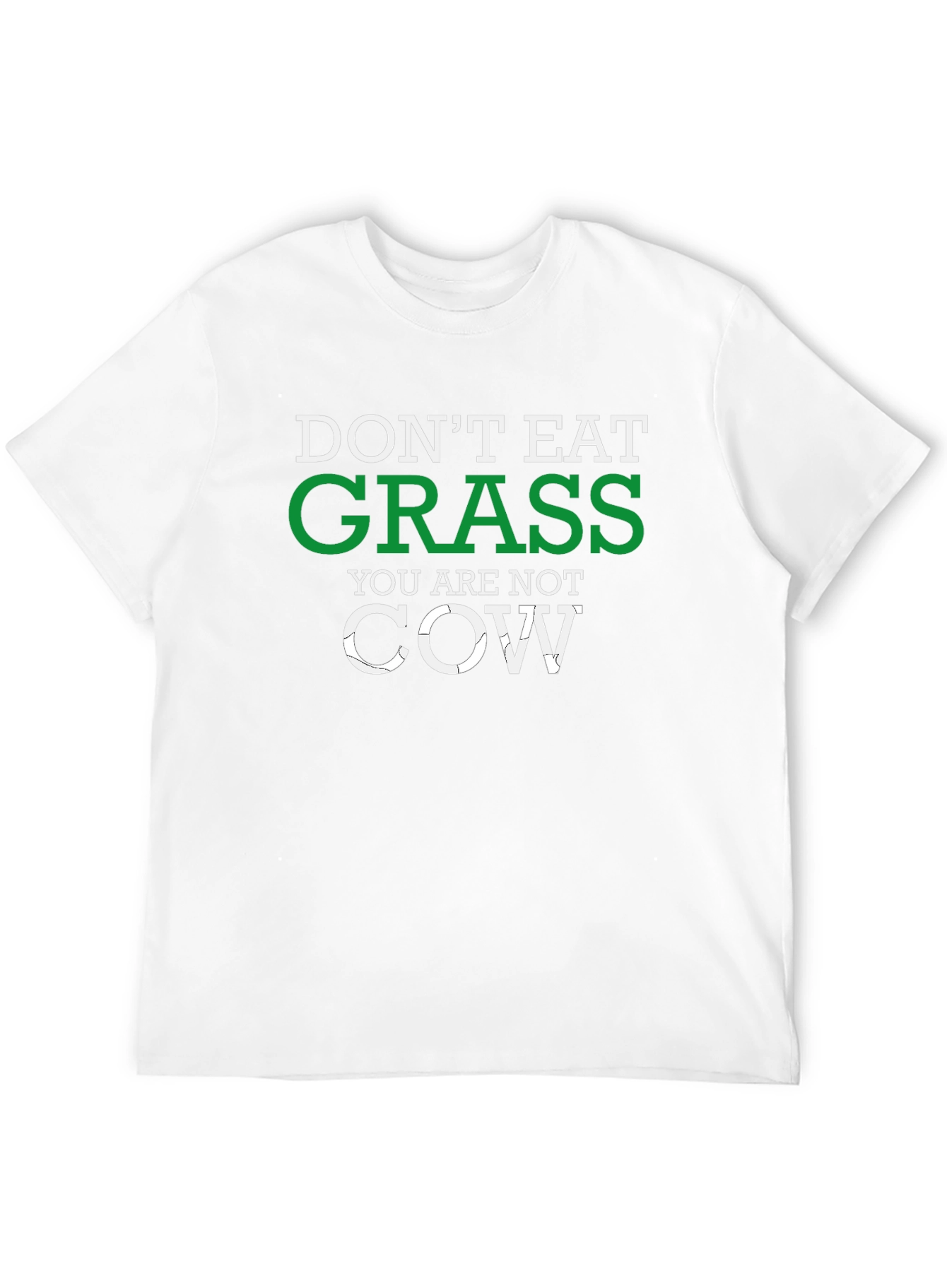 Dont Eat Grass Novelty Graphic Tee