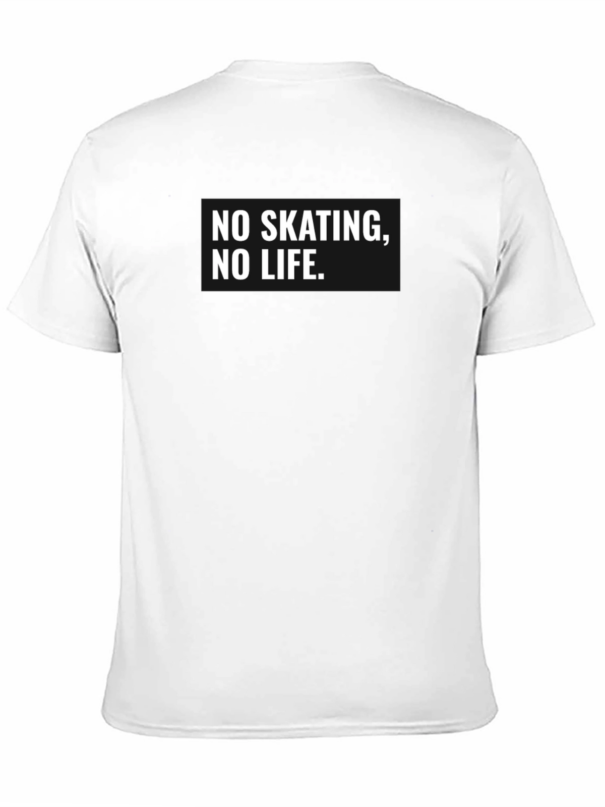 No Skating No Life Black Graphic Tee