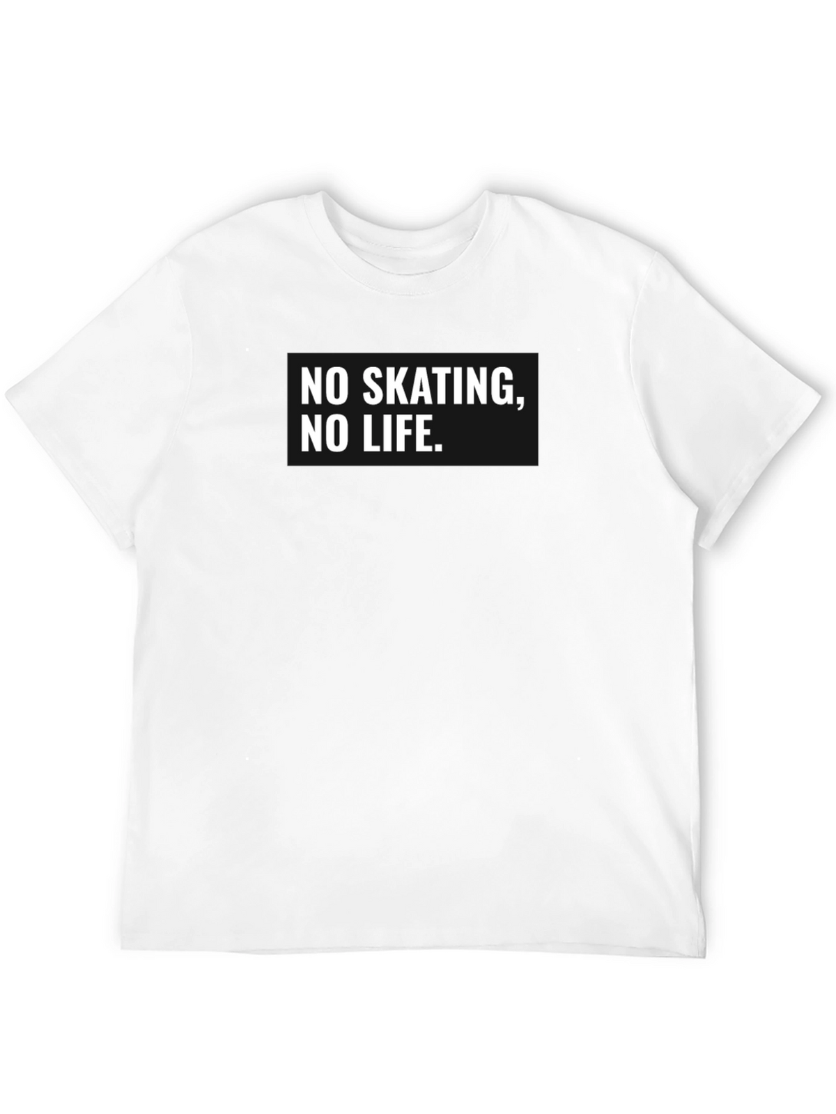 No Skating No Life Black Graphic Tee