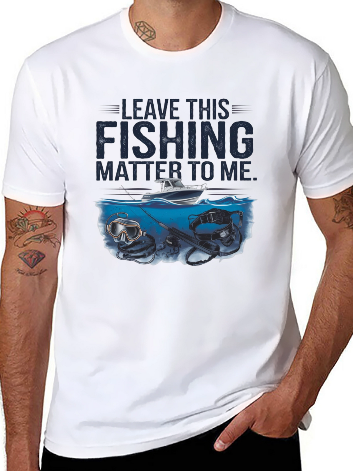 Fishing T-Shirt - Leave This Fishing Matter To Me