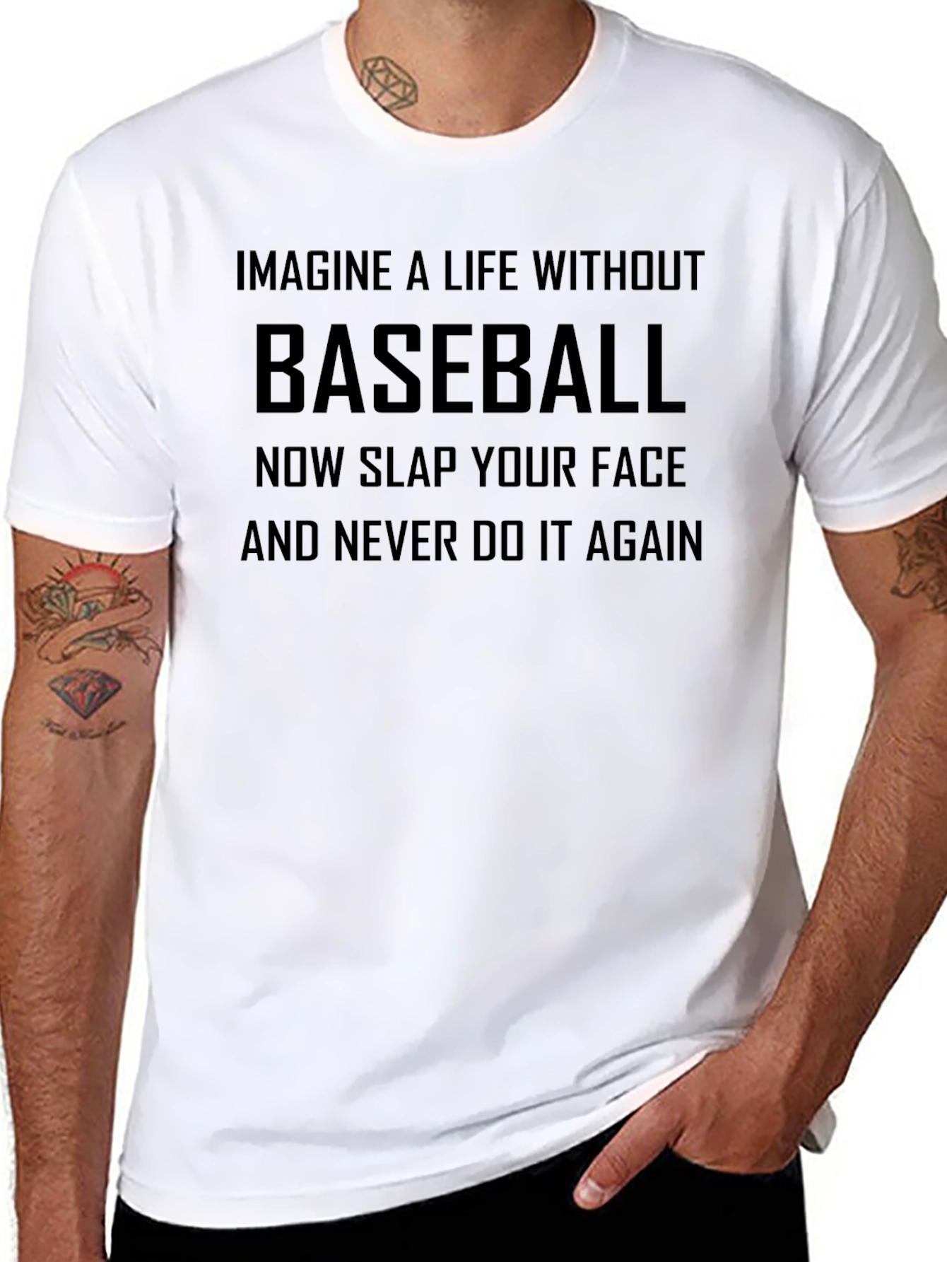 Baseball Slap T-Shirt - Funny Baseball Tee