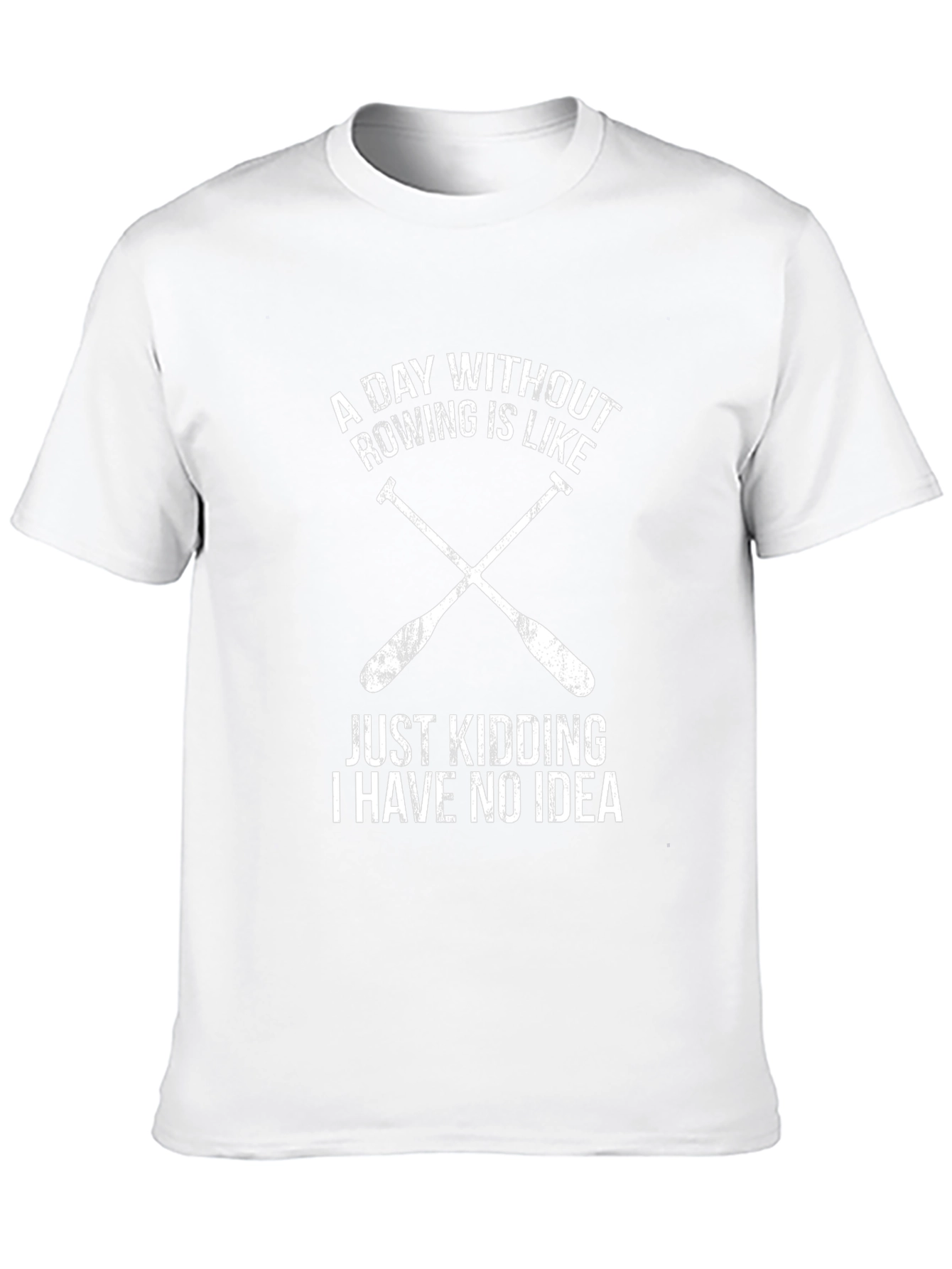 Rowing T-Shirt - A Day Without Rowing Funny Tee